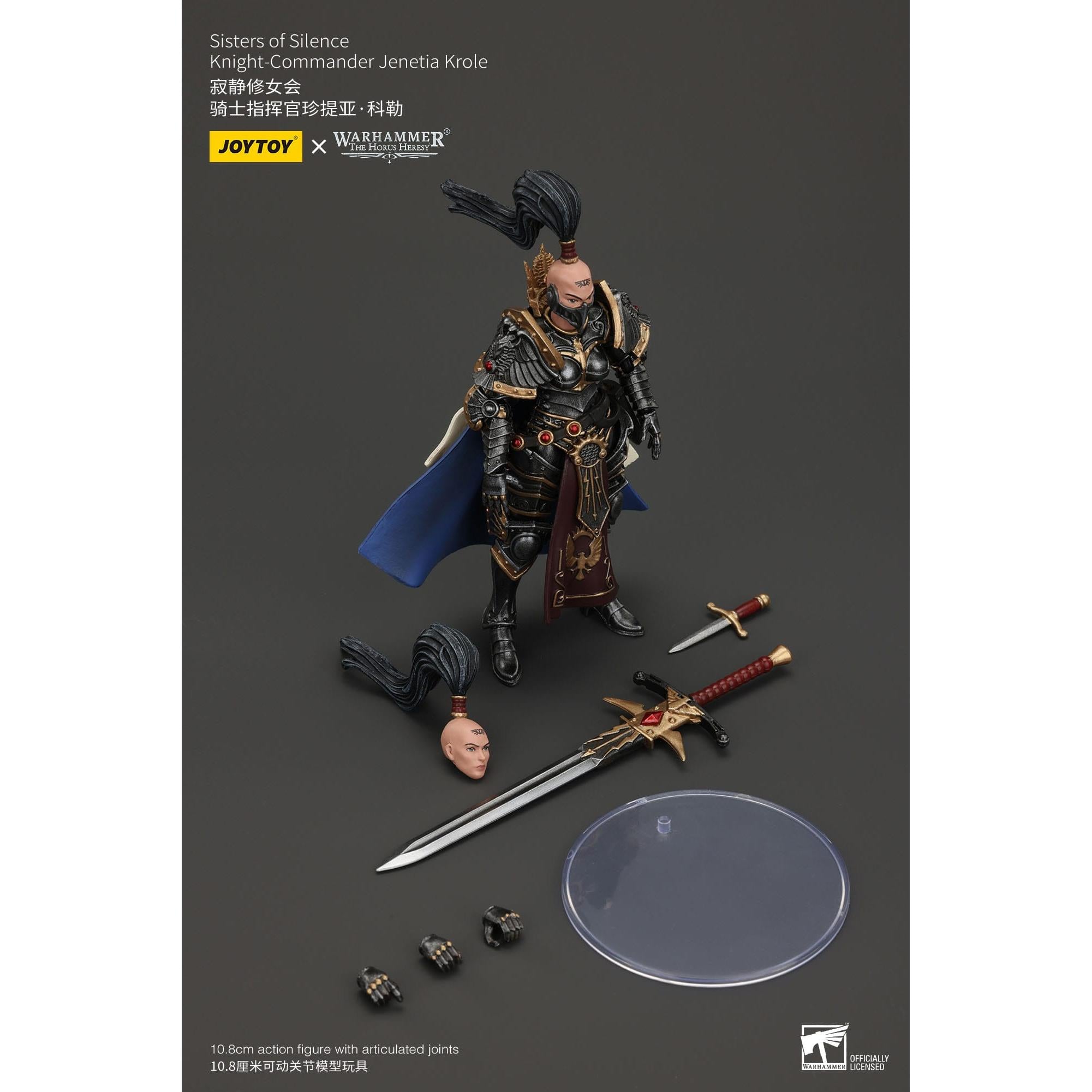 Warhammer 40k: Sisters of Silence Knight-Commander Jenetia Krole (The Horus Heresy)-Actionfiguren-JoyToy-Mighty Underground