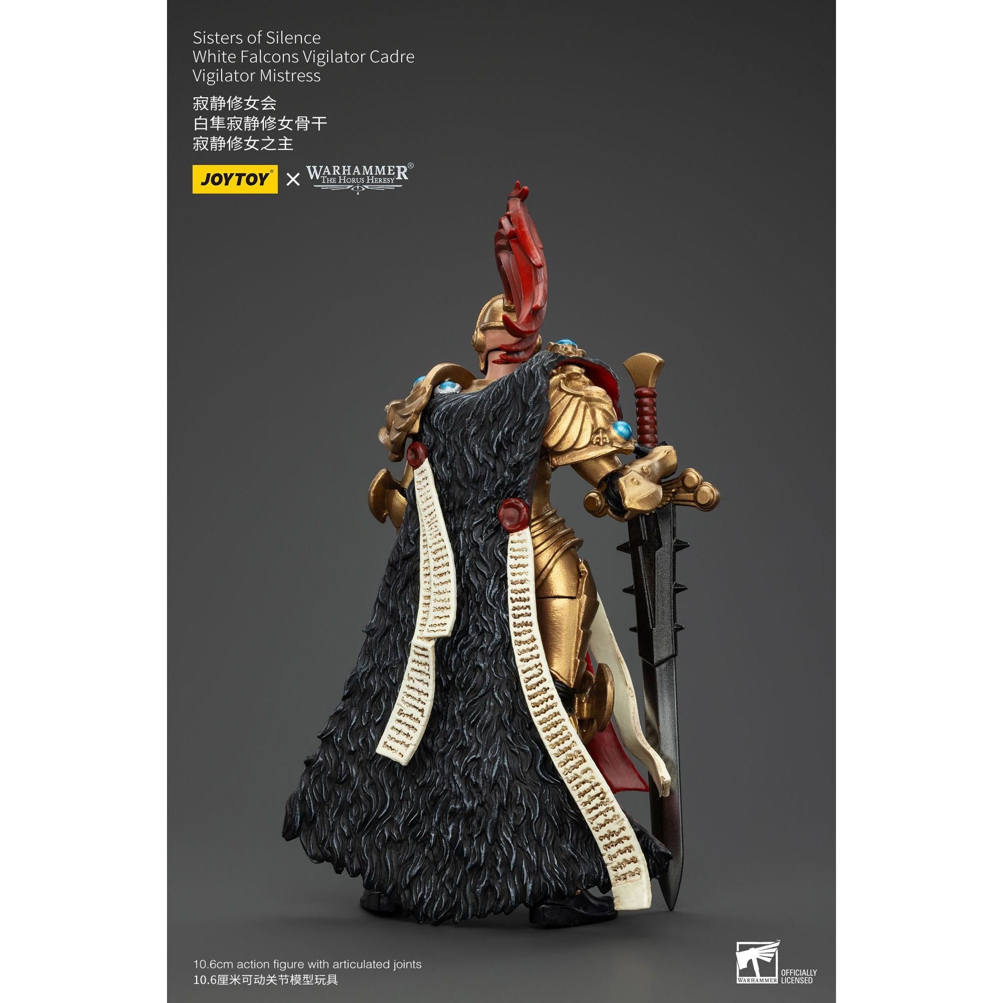 Warhammer 40k: Sisters of Silence White Falcons Vigilator Cadre Vigilator Mistress (The Horus Heresy)-Actionfiguren-JoyToy-Mighty Underground