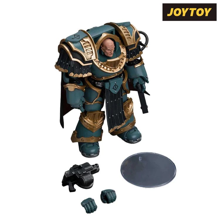 Warhammer 40k: Sons of Horus Legion Praetor in Cataphractii Terminator Armour (The Horus Heresy)-Actionfiguren-JoyToy-Mighty Underground