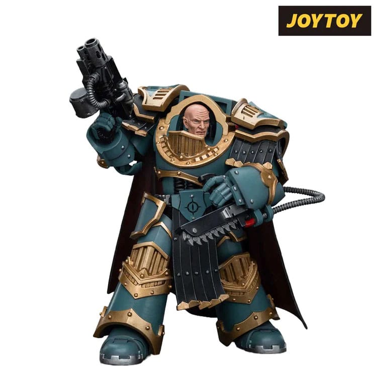 Warhammer 40k: Sons of Horus Legion Praetor in Cataphractii Terminator Armour (The Horus Heresy)-Actionfiguren-JoyToy-Mighty Underground