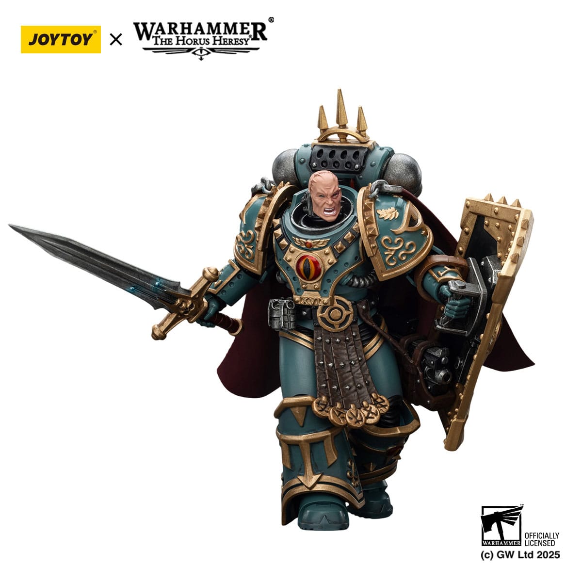 Warhammer 40k: Sons of Horus Little Horus Aximand Captain of the 5th Company (The Horus Heresy)-Actionfiguren-JoyToy-Mighty Underground