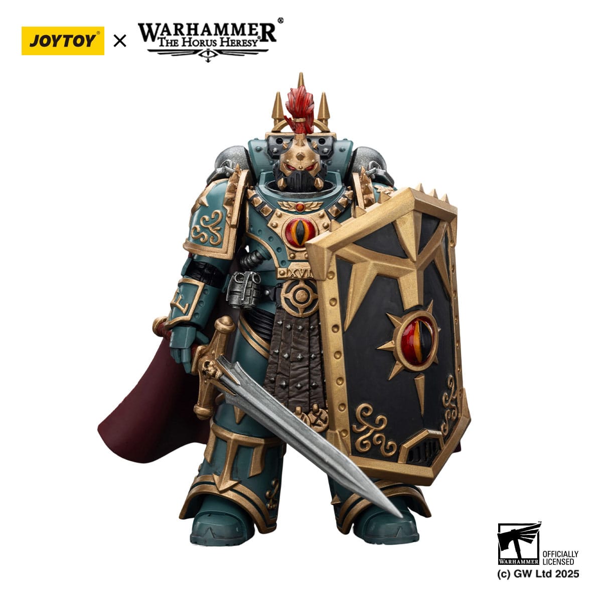 Warhammer 40k: Sons of Horus Little Horus Aximand Captain of the 5th Company (The Horus Heresy)-Actionfiguren-JoyToy-Mighty Underground