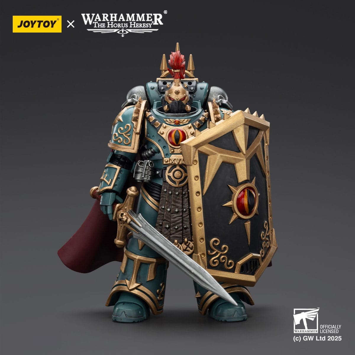 Warhammer 40k: Sons of Horus Little Horus Aximand Captain of the 5th Company (The Horus Heresy)-Actionfiguren-JoyToy-Mighty Underground