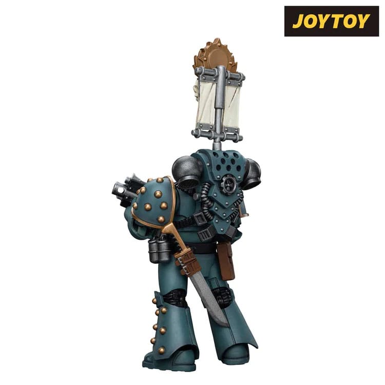 Warhammer 40k: Sons of Horus MKIV Tactical Squad Legionary with Legion Vexilla (The Horus Heresy)-Actionfiguren-JoyToy-Mighty Underground