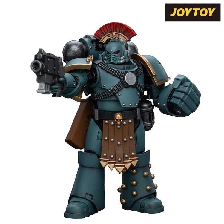 Warhammer 40k: Sons of Horus MKIV Tactical Squad Sergeant with Power Fist (The Horus Heresy)-Actionfiguren-JoyToy-Mighty Underground