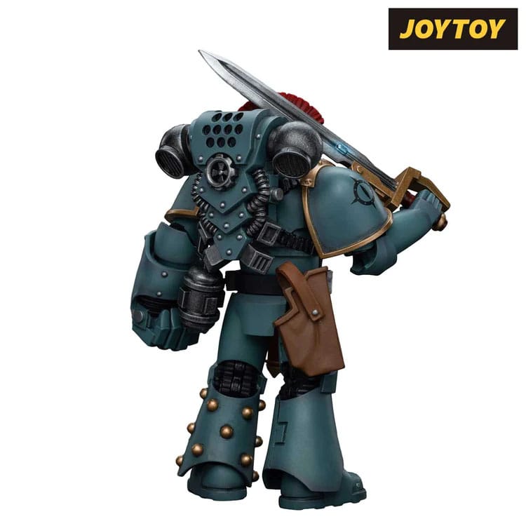 Warhammer 40k: Sons of Horus MKIV Tactical Squad Sergeant with Power Fist (The Horus Heresy)-Actionfiguren-JoyToy-Mighty Underground