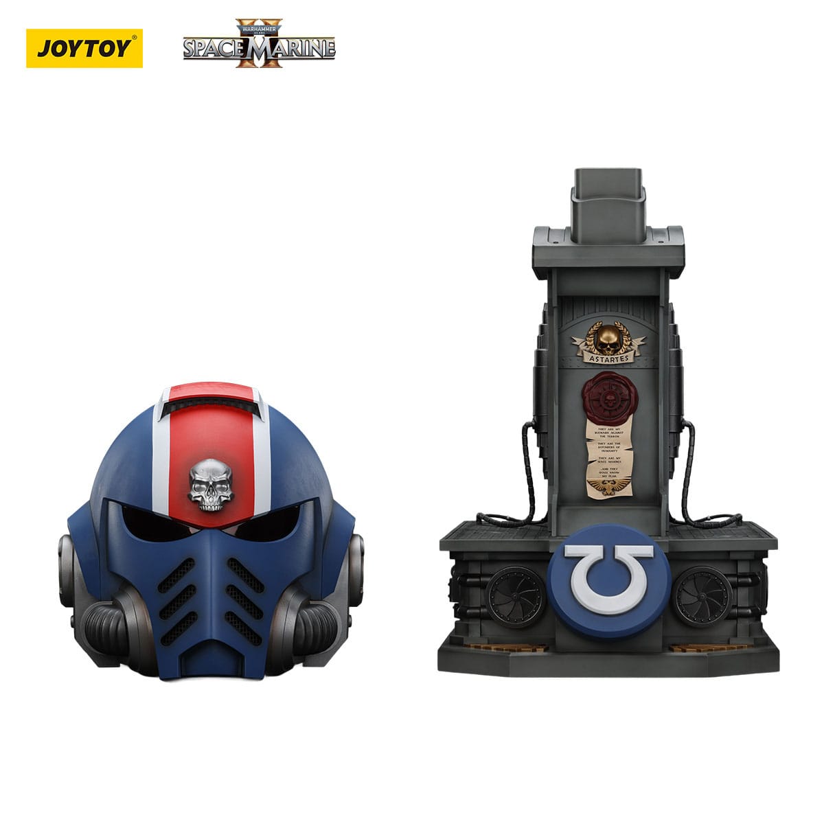 Warhammer 40k: Space Marine 2 Ultramarines Lieutenant Titus - Replica Helmet-Actionfiguren-JoyToy-Mighty Underground