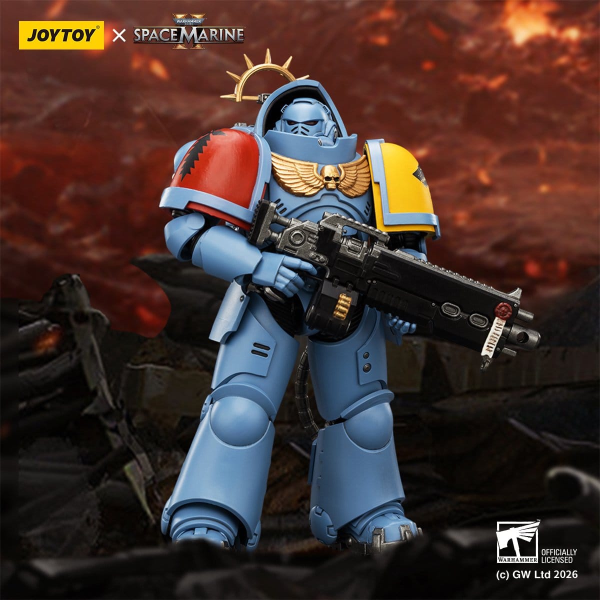 Warhammer 40k: Space Wolves Heavy Intercessor (Game Edition, Spacemarine 2)-Actionfiguren-JoyToy-Mighty Underground