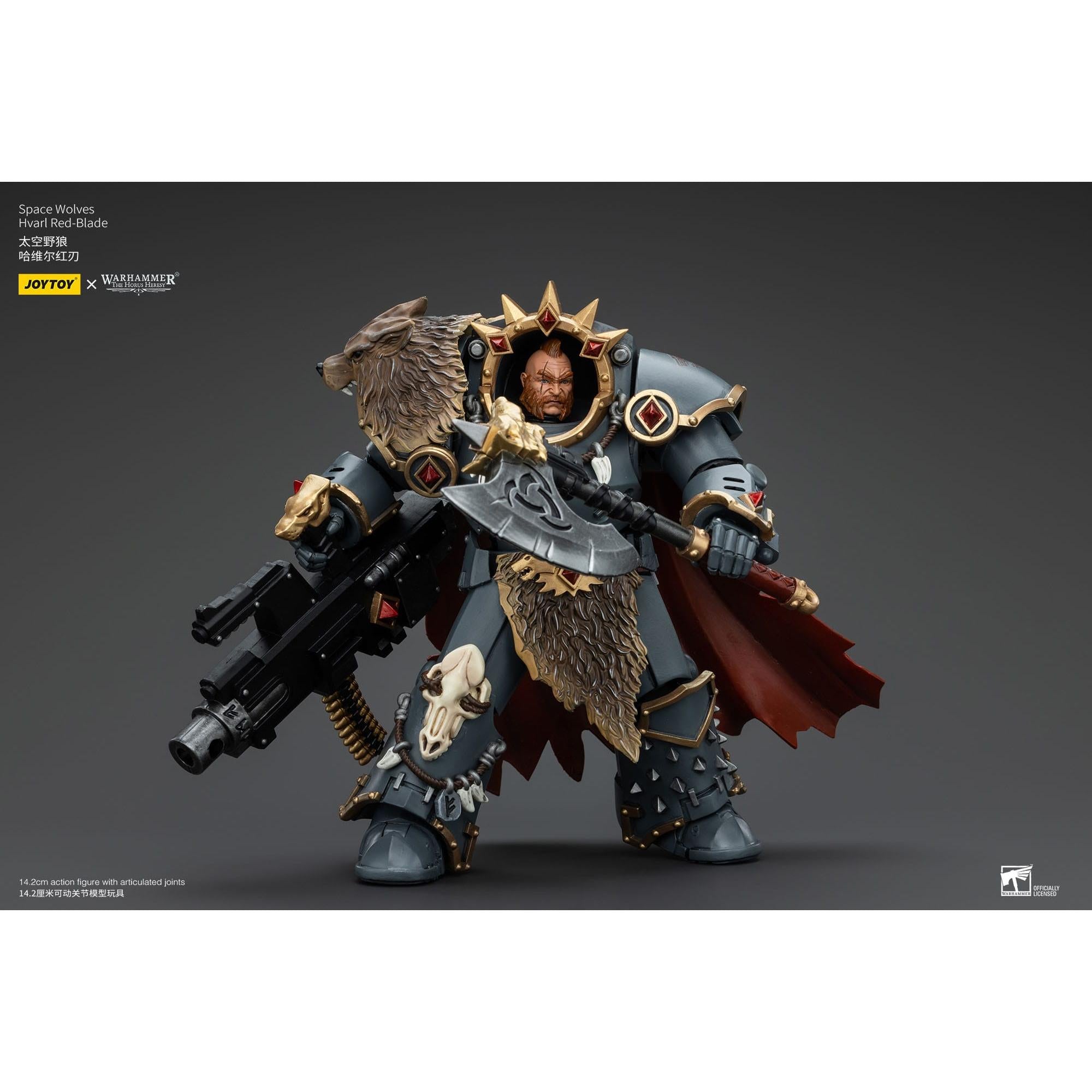Warhammer 40k: Space Wolves Hvarl Red-Blade (The Horus Heresy)-Actionfiguren-JoyToy-Mighty Underground