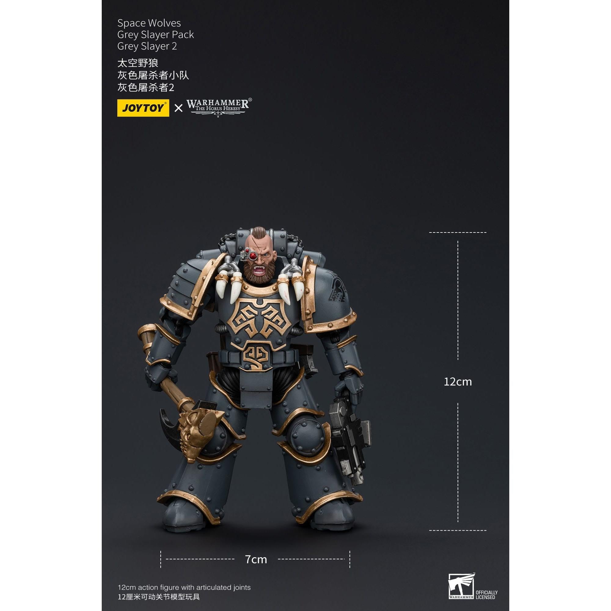 Warhammer 40k: Space Wolves Legion Grey Slayer Pack Grey Slayer 2 (The Horus Heresy)-Actionfiguren-JoyToy-Mighty Underground