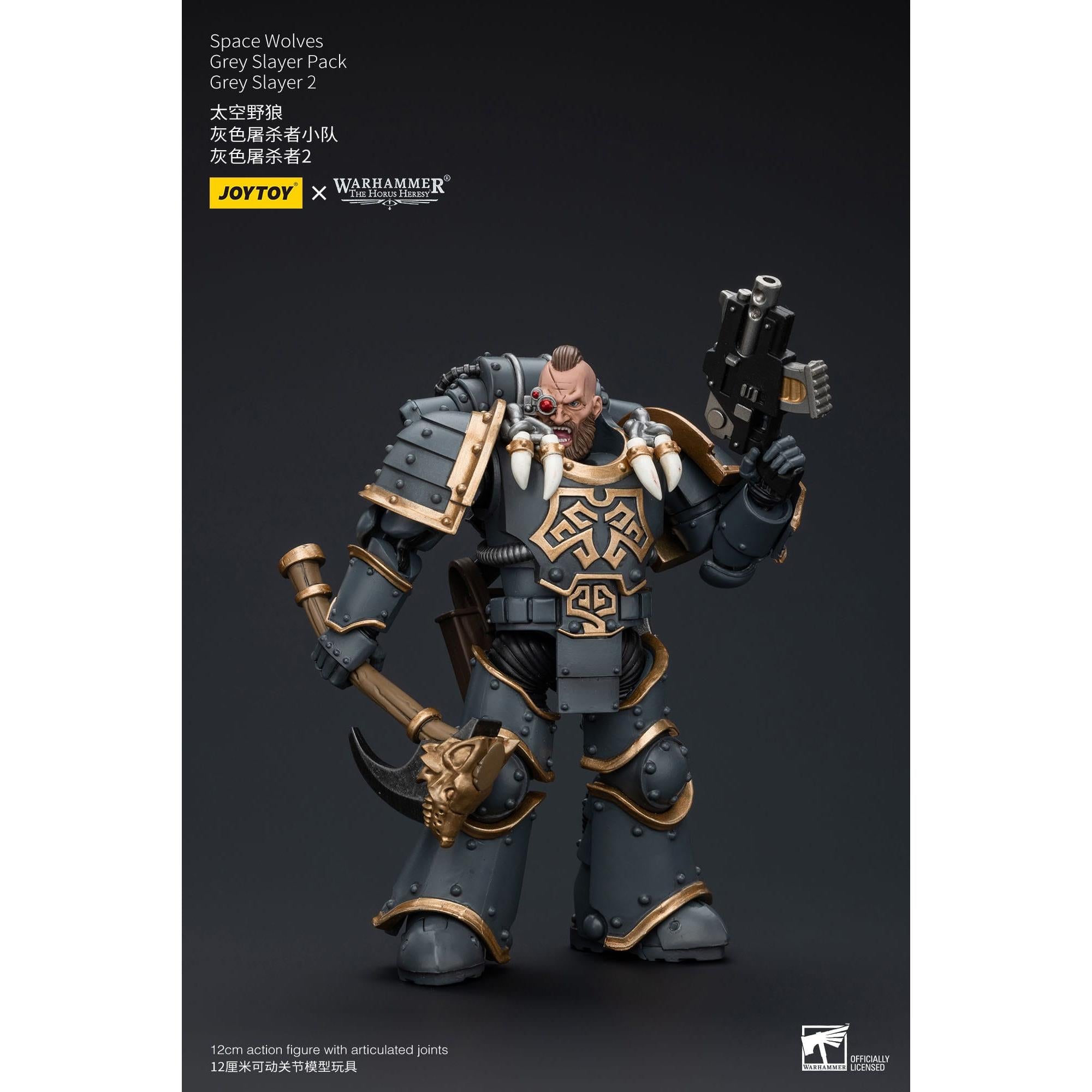 Warhammer 40k: Space Wolves Legion Grey Slayer Pack Grey Slayer 2 (The Horus Heresy)-Actionfiguren-JoyToy-Mighty Underground