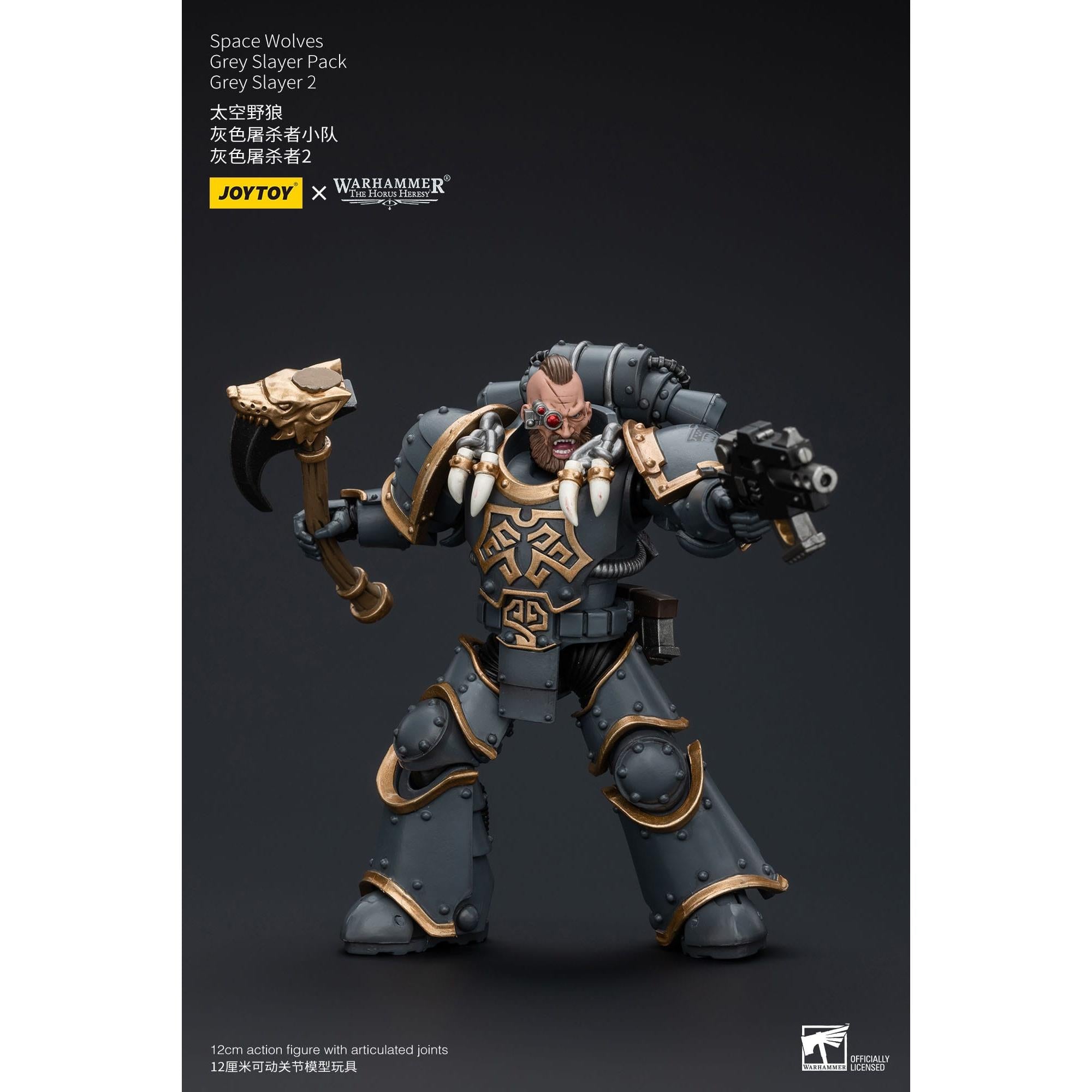 Warhammer 40k: Space Wolves Legion Grey Slayer Pack Grey Slayer 2 (The Horus Heresy)-Actionfiguren-JoyToy-Mighty Underground