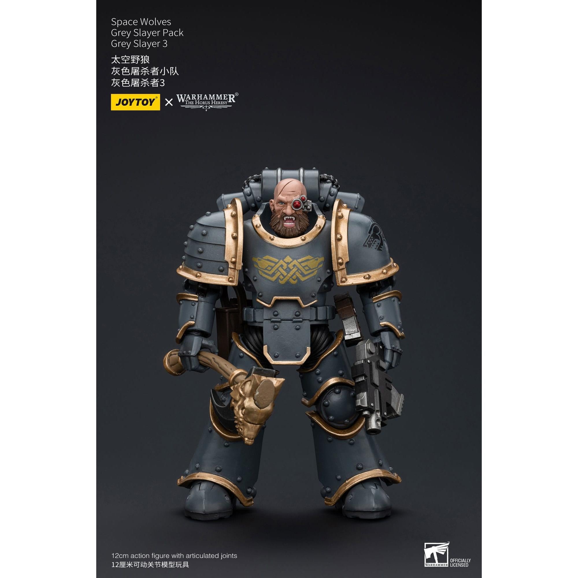 Warhammer 40k: Space Wolves Legion Grey Slayer Pack Grey Slayer 3 (The Horus Heresy)-Actionfiguren-JoyToy-Mighty Underground