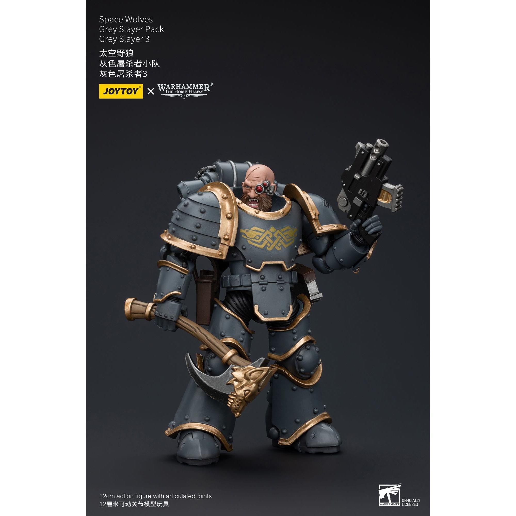 Warhammer 40k: Space Wolves Legion Grey Slayer Pack Grey Slayer 3 (The Horus Heresy)-Actionfiguren-JoyToy-Mighty Underground