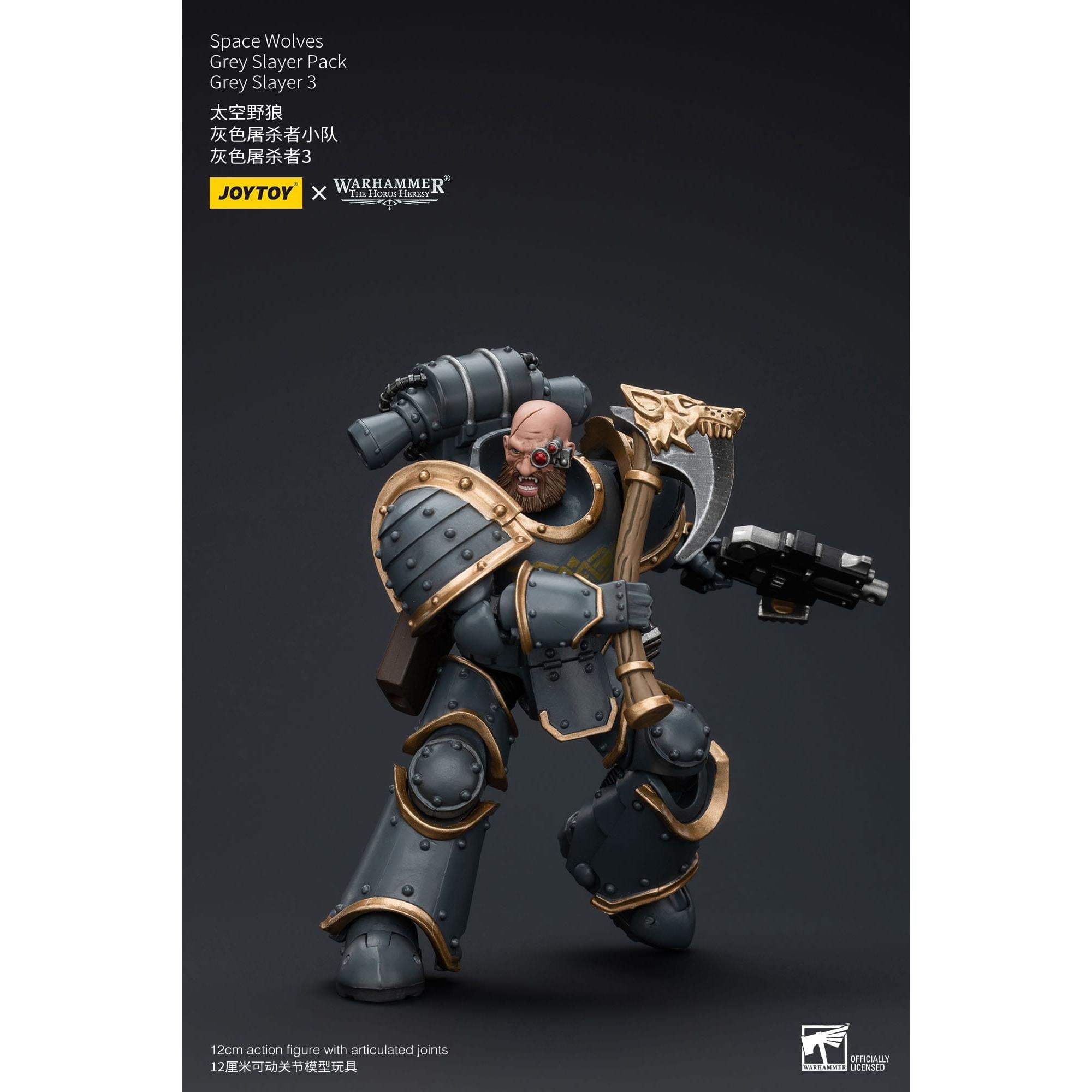 Warhammer 40k: Space Wolves Legion Grey Slayer Pack Grey Slayer 3 (The Horus Heresy)-Actionfiguren-JoyToy-Mighty Underground