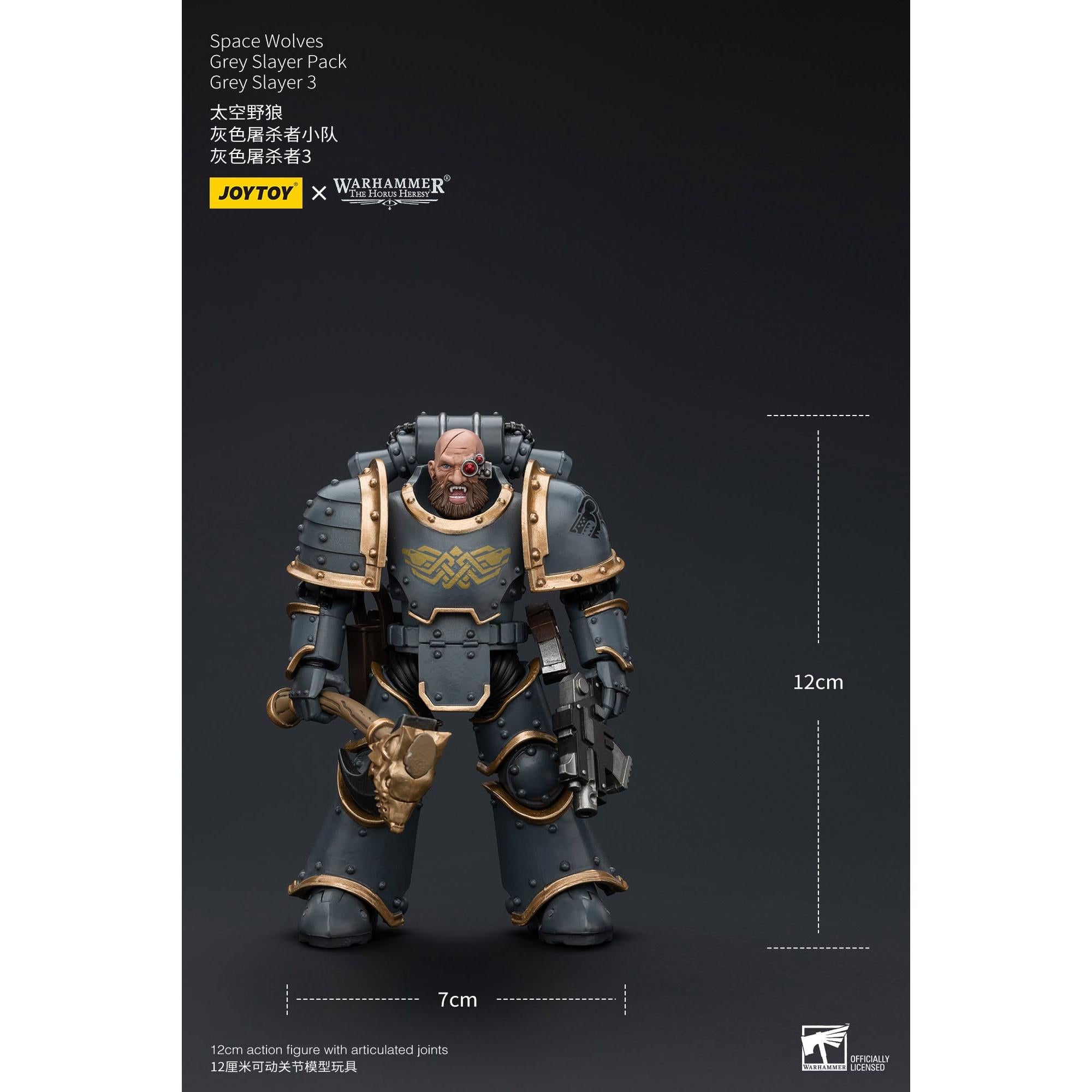 Warhammer 40k: Space Wolves Legion Grey Slayer Pack Grey Slayer 3 (The Horus Heresy)-Actionfiguren-JoyToy-Mighty Underground