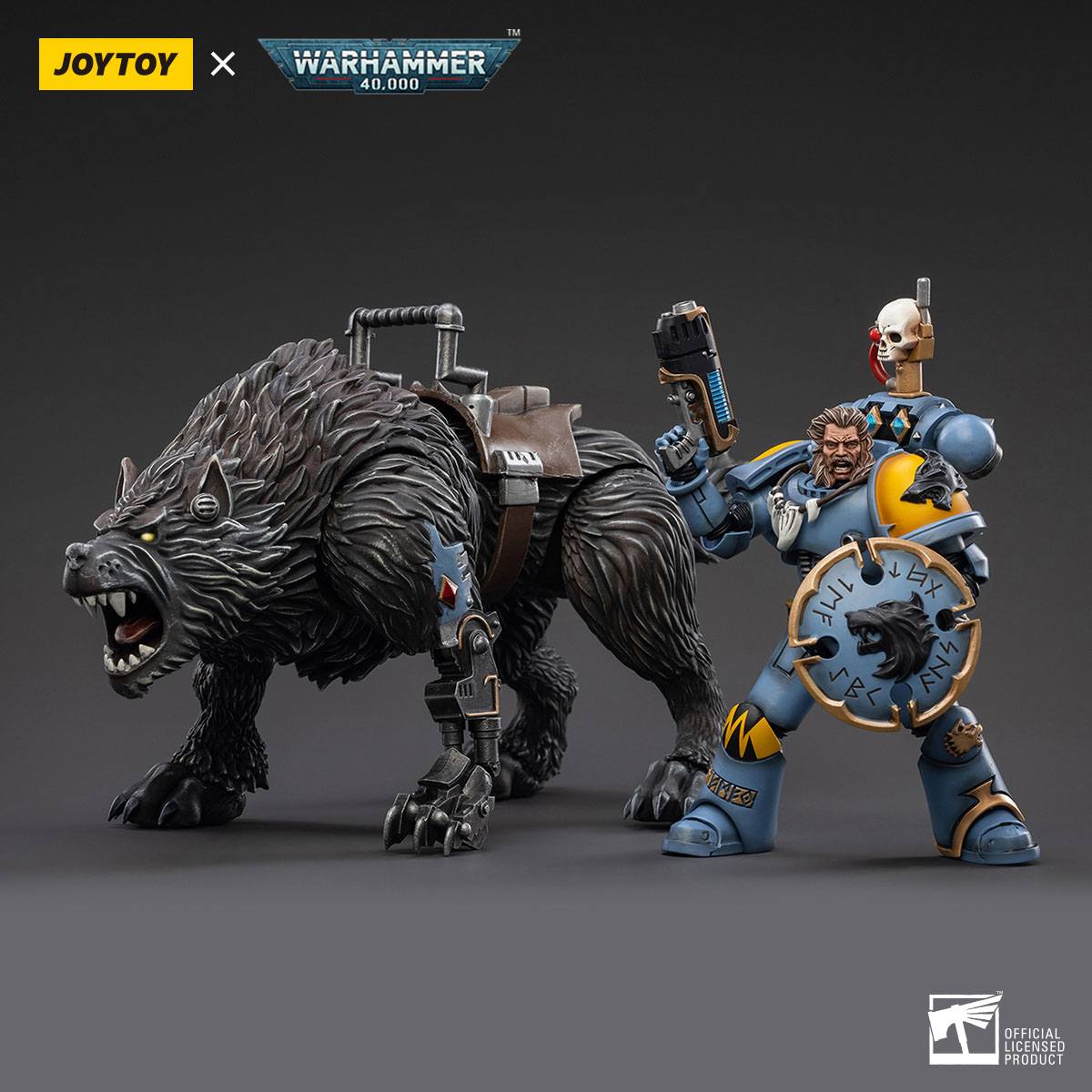 Warhammer 40k: Space Wolves Thunderwolf Cavalry Frode - 12 cm-Actionfiguren-JoyToy-Mighty Underground