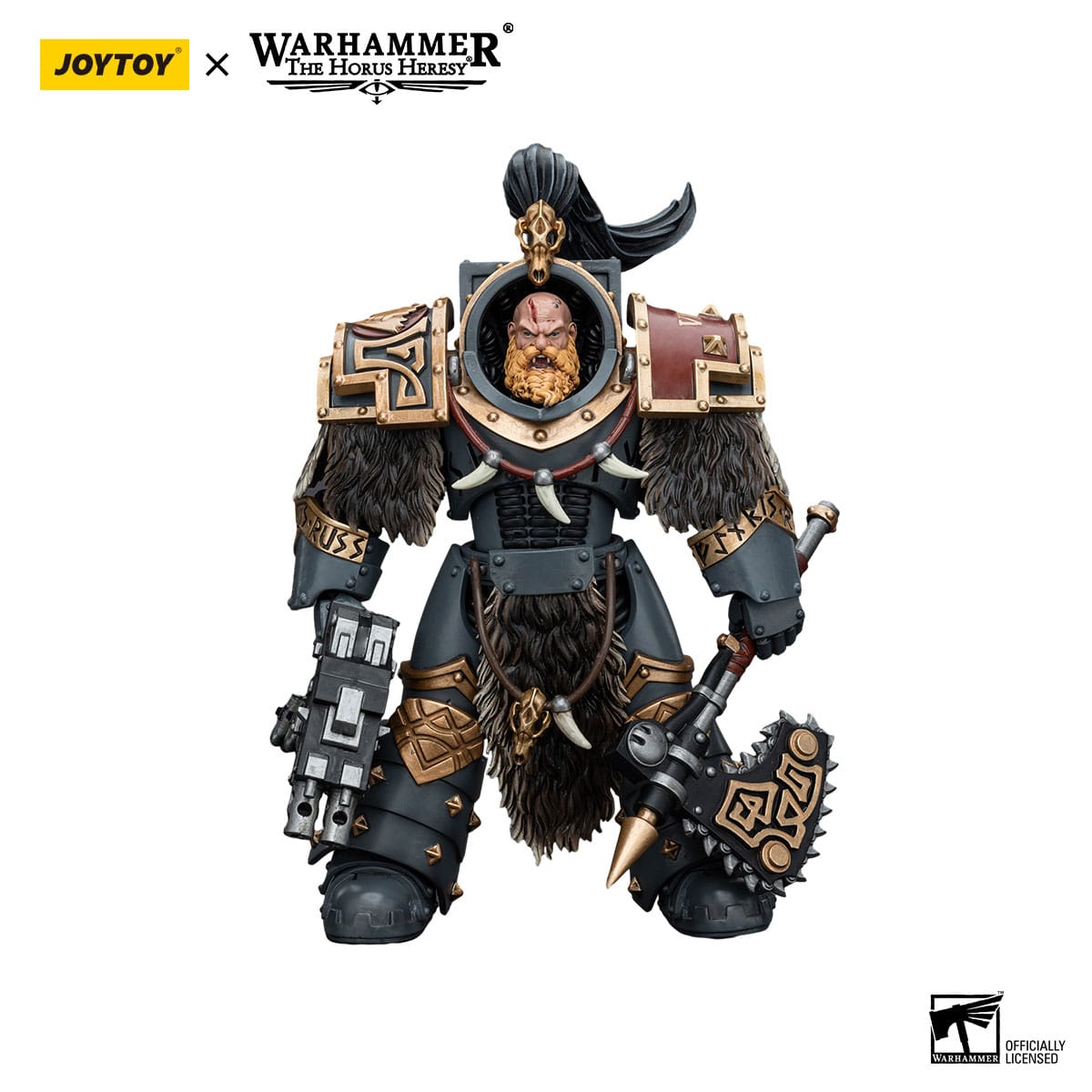 Warhammer 40k: Space Wolves Varagyr Wolf Guard Squad Varagyr Terminator 3 (The Horus Heresy)-Actionfiguren-JoyToy-Mighty Underground