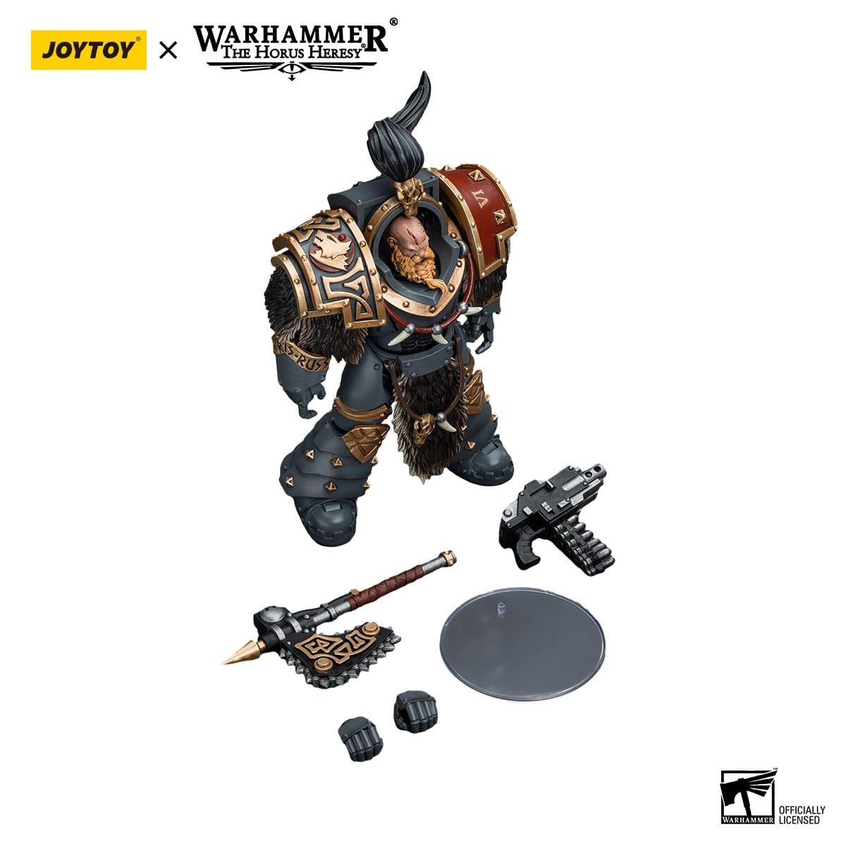 Warhammer 40k: Space Wolves Varagyr Wolf Guard Squad Varagyr Terminator 3 (The Horus Heresy)-Actionfiguren-JoyToy-Mighty Underground