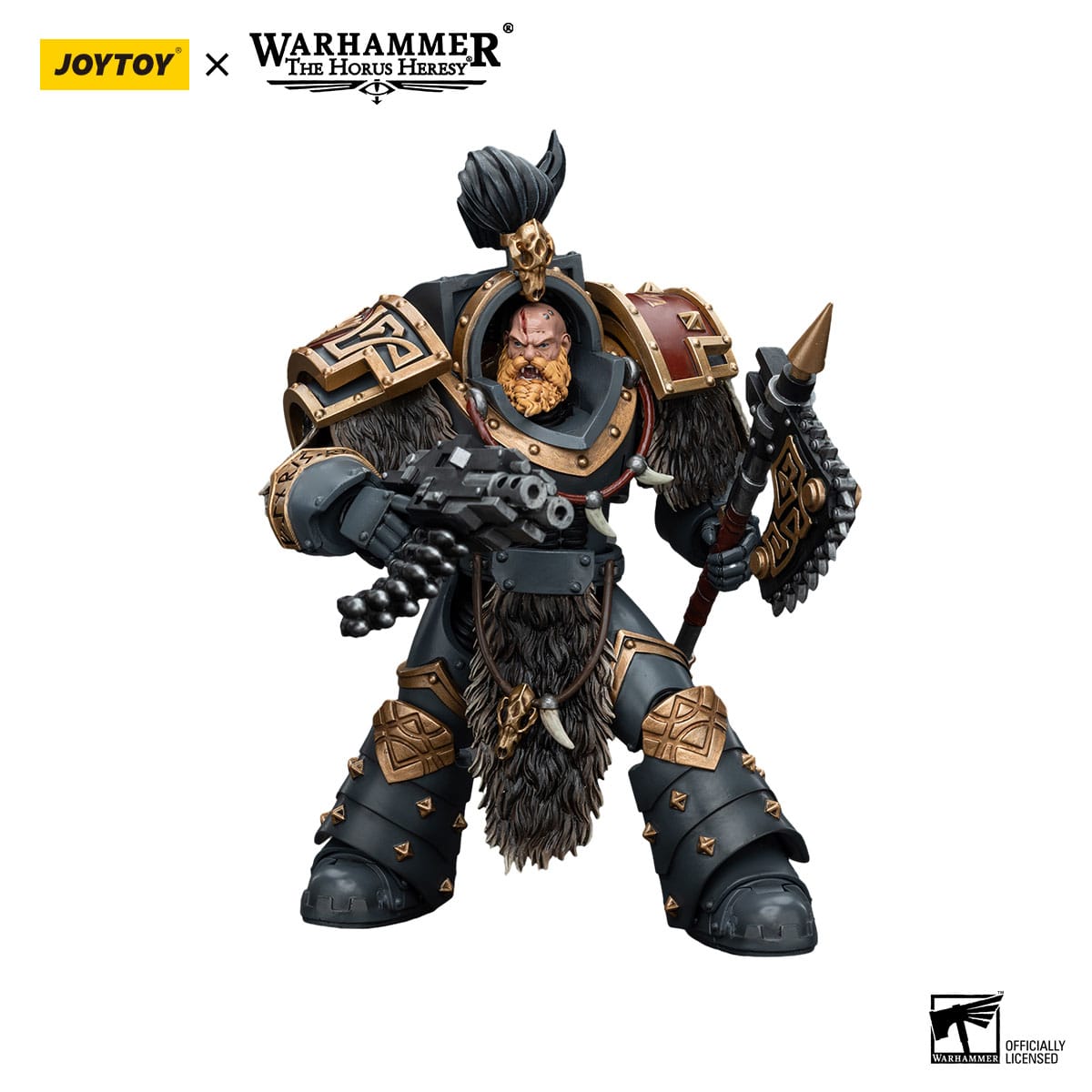 Warhammer 40k: Space Wolves Varagyr Wolf Guard Squad Varagyr Terminator 3 (The Horus Heresy)-Actionfiguren-JoyToy-Mighty Underground