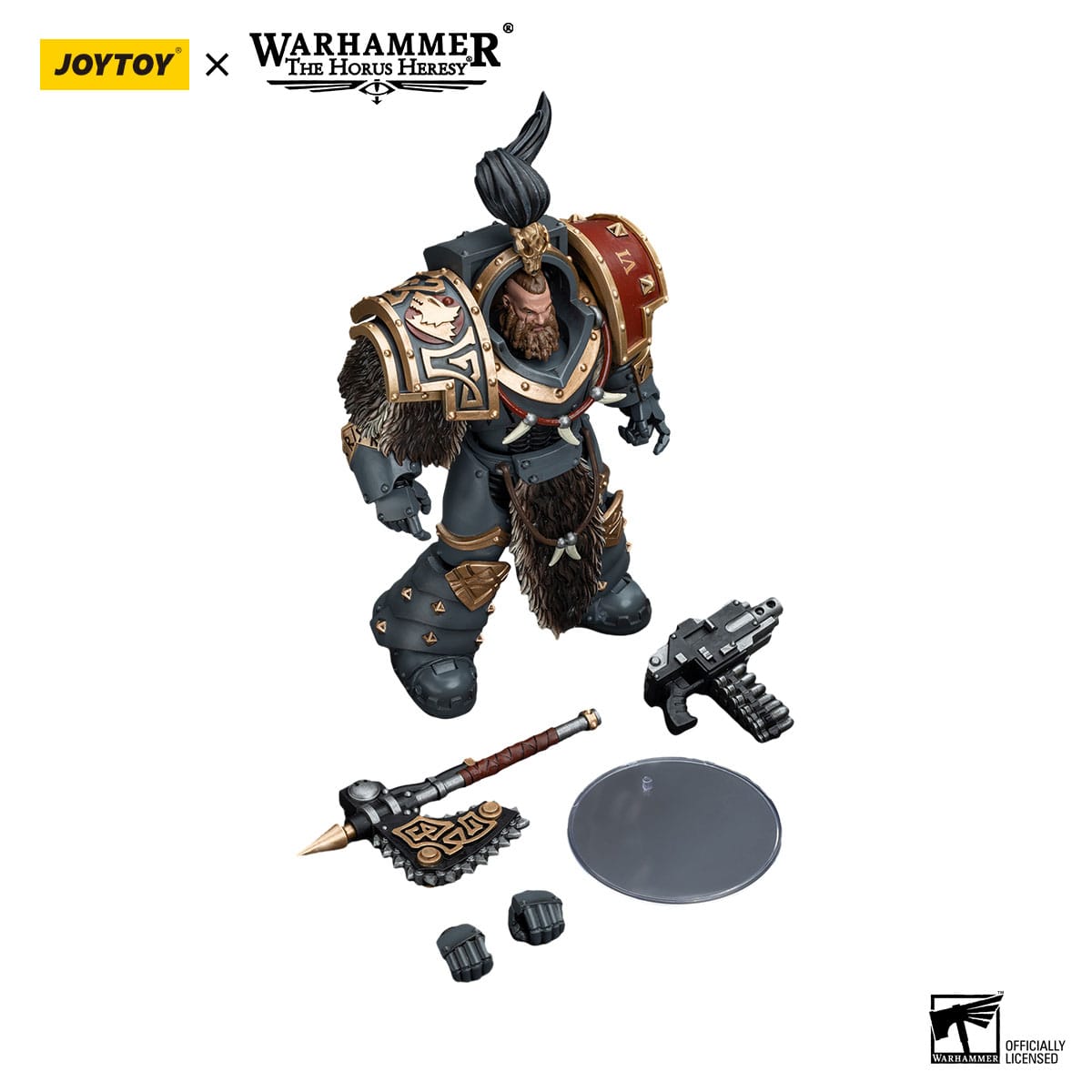 Warhammer 40k: Space Wolves Varagyr Wolf Guard Squad Varagyr Terminator 4 (The Horus Heresy)-Actionfiguren-JoyToy-Mighty Underground