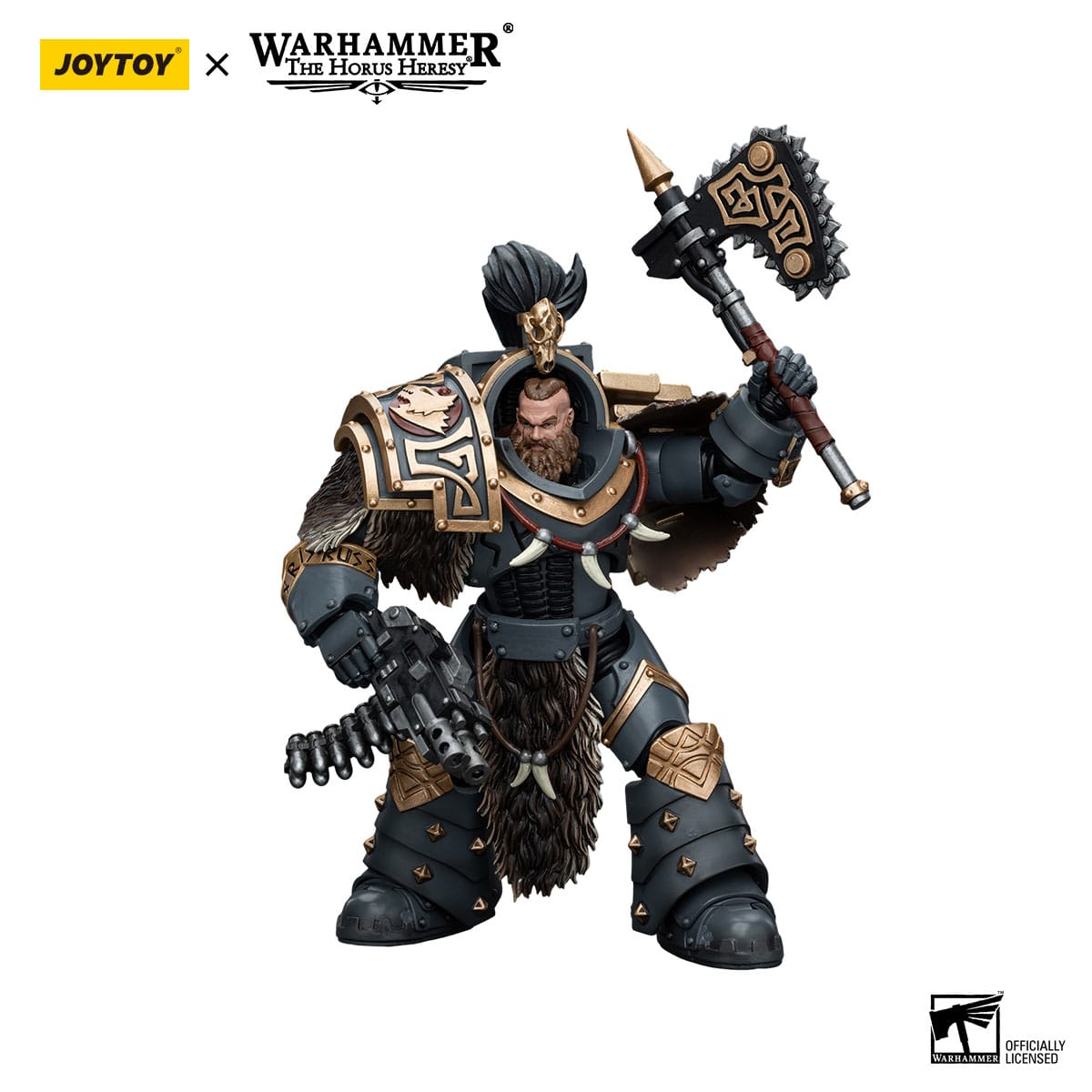 Warhammer 40k: Space Wolves Varagyr Wolf Guard Squad Varagyr Terminator 4 (The Horus Heresy)-Actionfiguren-JoyToy-Mighty Underground