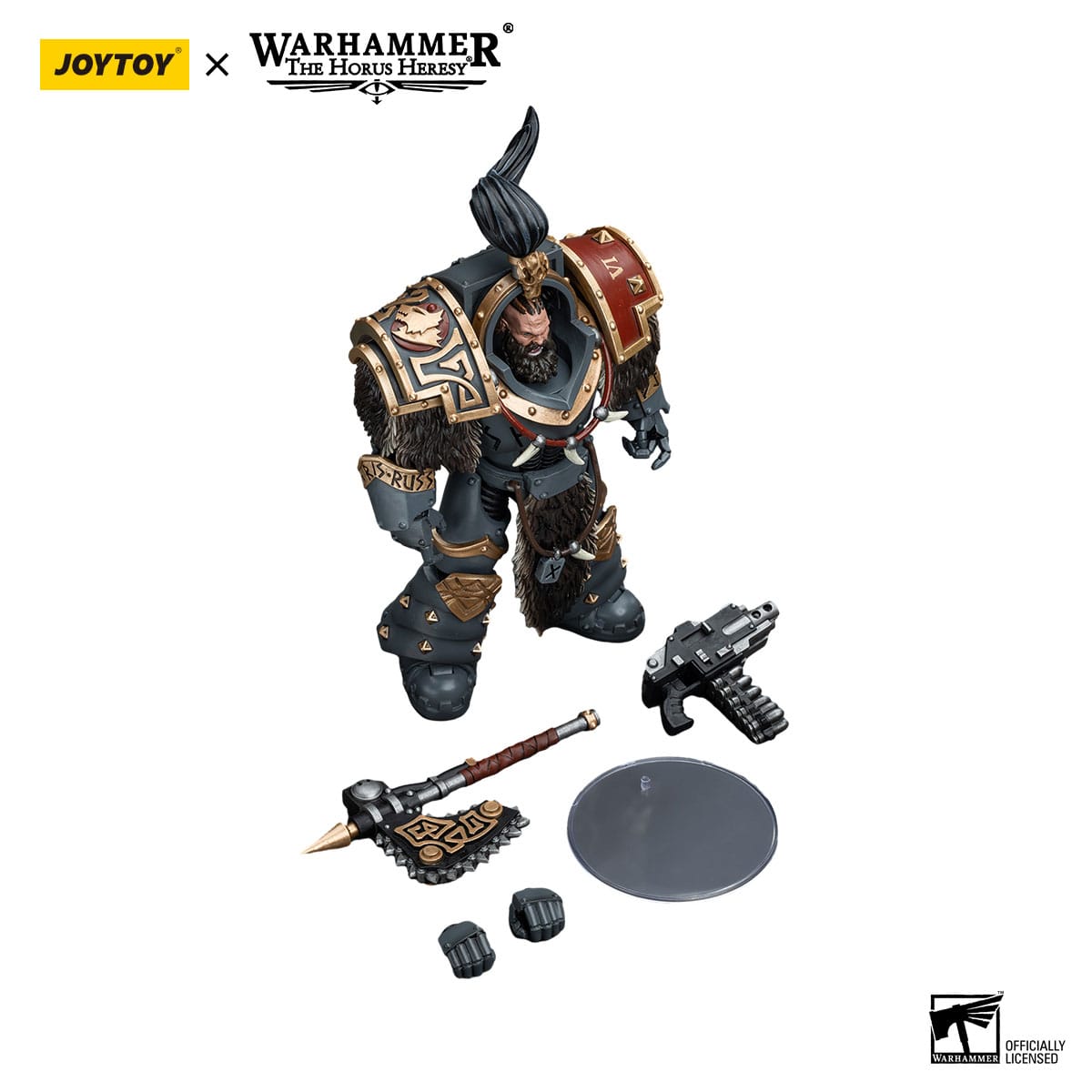 Warhammer 40k: Space Wolves Varagyr Wolf Guard Squad Varagyr Thegn (The Horus Heresy)-Actionfiguren-JoyToy-Mighty Underground