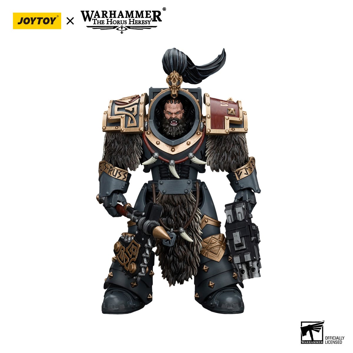 Warhammer 40k: Space Wolves Varagyr Wolf Guard Squad Varagyr Thegn (The Horus Heresy)-Actionfiguren-JoyToy-Mighty Underground