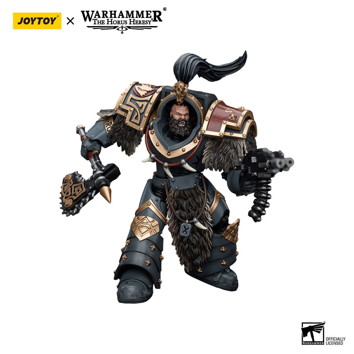 Warhammer 40k: Space Wolves Varagyr Wolf Guard Squad Varagyr Thegn (The Horus Heresy)-Actionfiguren-JoyToy-Mighty Underground