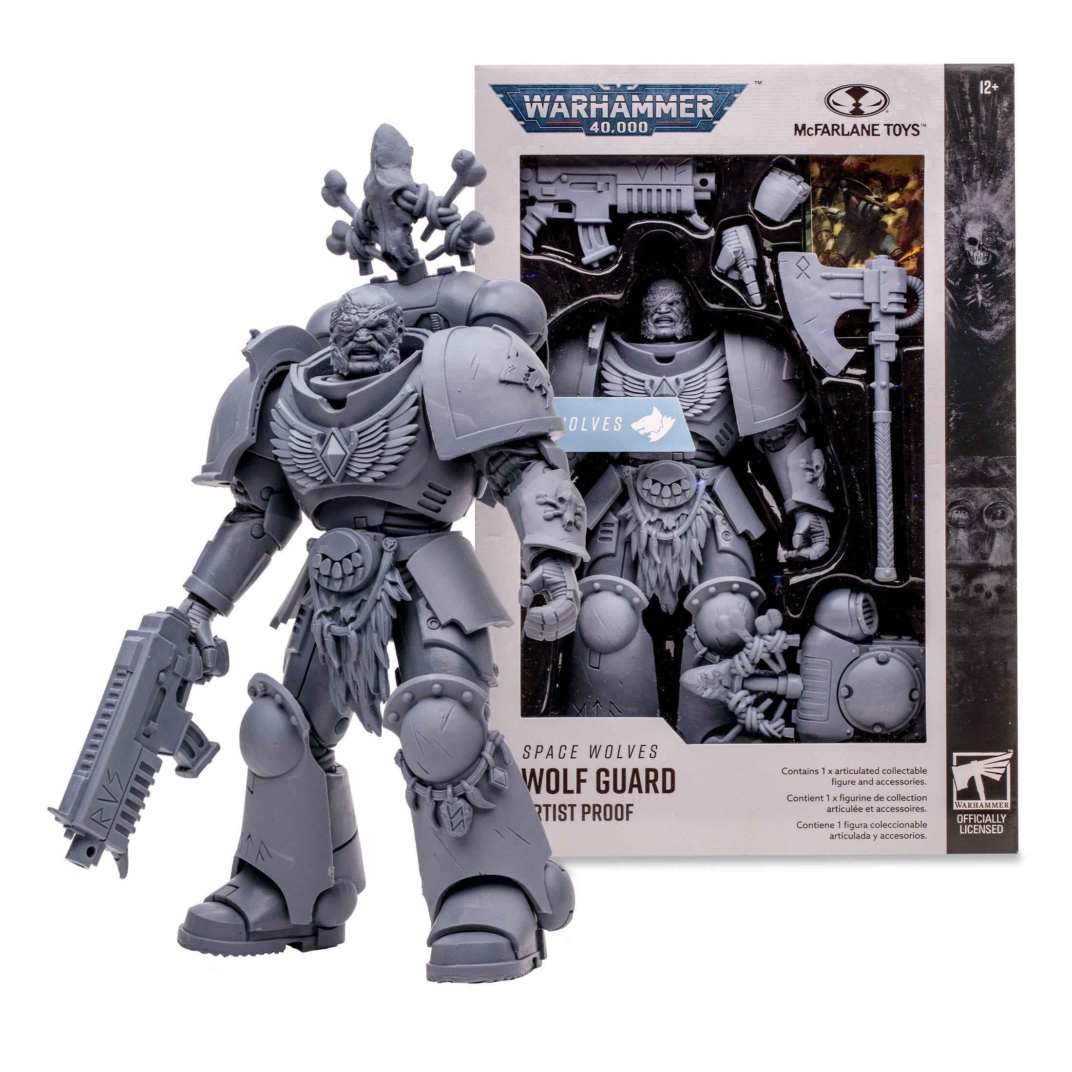 Warhammer 40k: Space Wolves Wolf Guard (Artist Proof)-Actionfiguren-McFarlane Toys-Mighty Underground