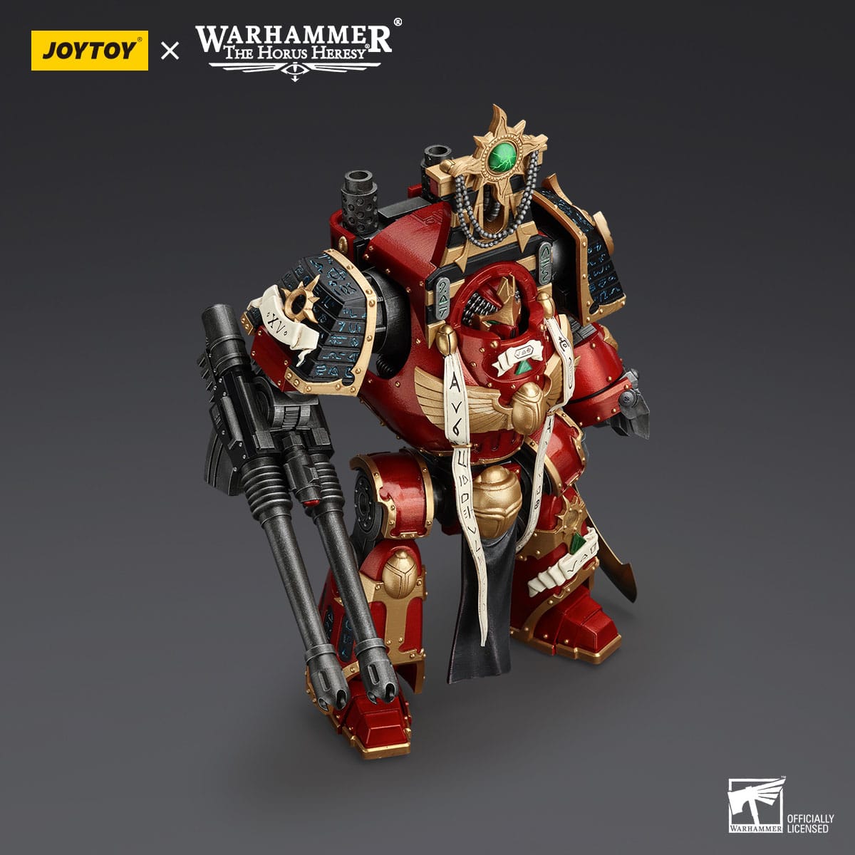 Warhammer 40k: Thousand Sons Contemptor-Osiron Dreadnought with Gravis Force Blade And Gravis Autocannon (The Horus Heresy)-Actionfiguren-JoyToy-Mighty Underground