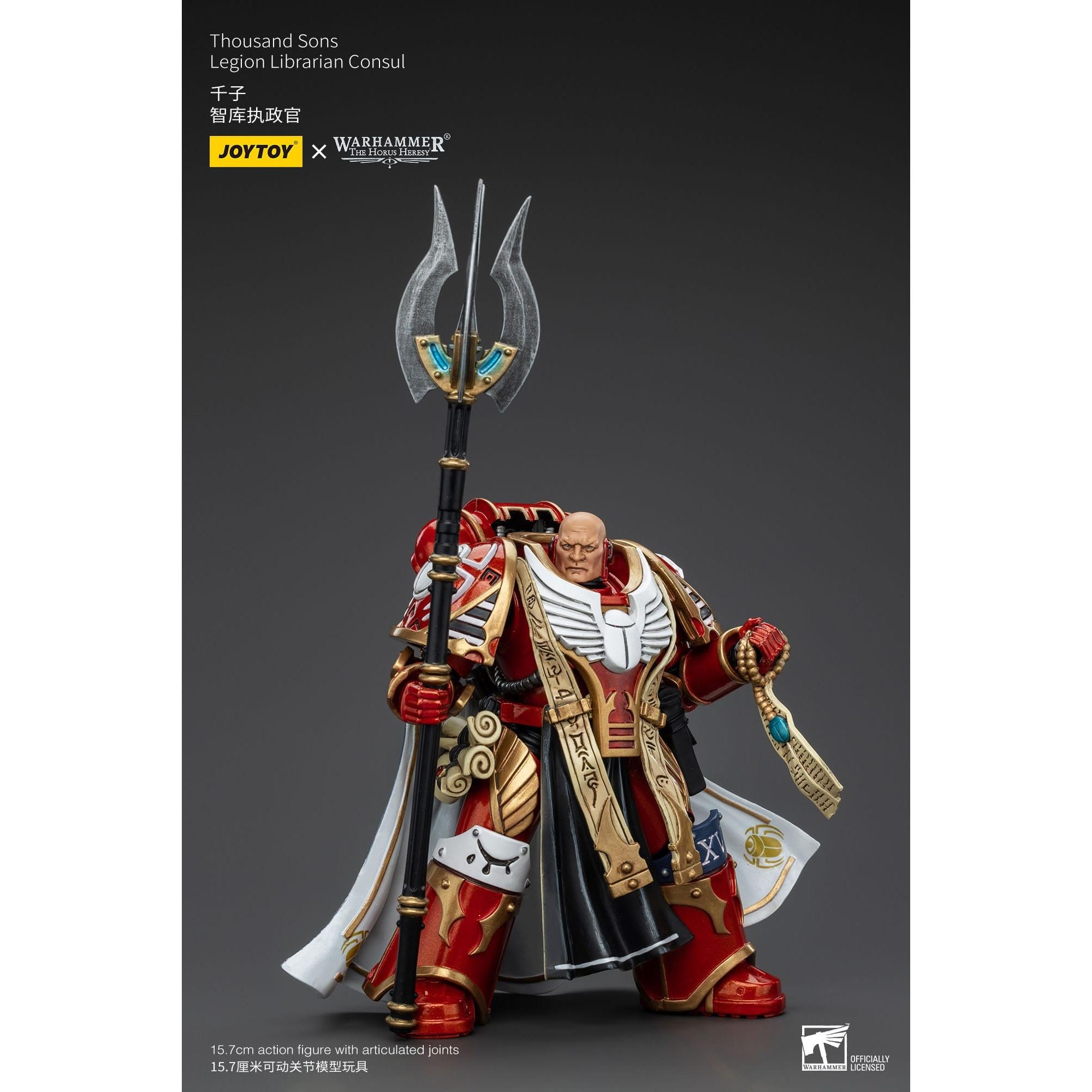 Warhammer 40k: Thousand Sons Legion Librarian Consul (The Horus Heresy)-Actionfiguren-JoyToy-Mighty Underground