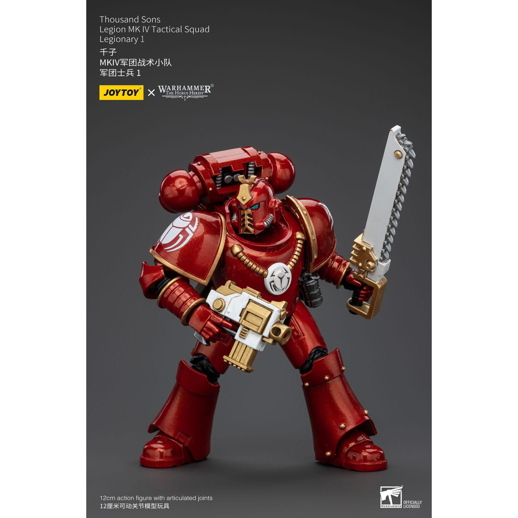 Warhammer 40k: Thousand Sons Legion MK IV Tactical Squad Legionary 1 (The Horus Heresy)-Actionfiguren-JoyToy-Mighty Underground