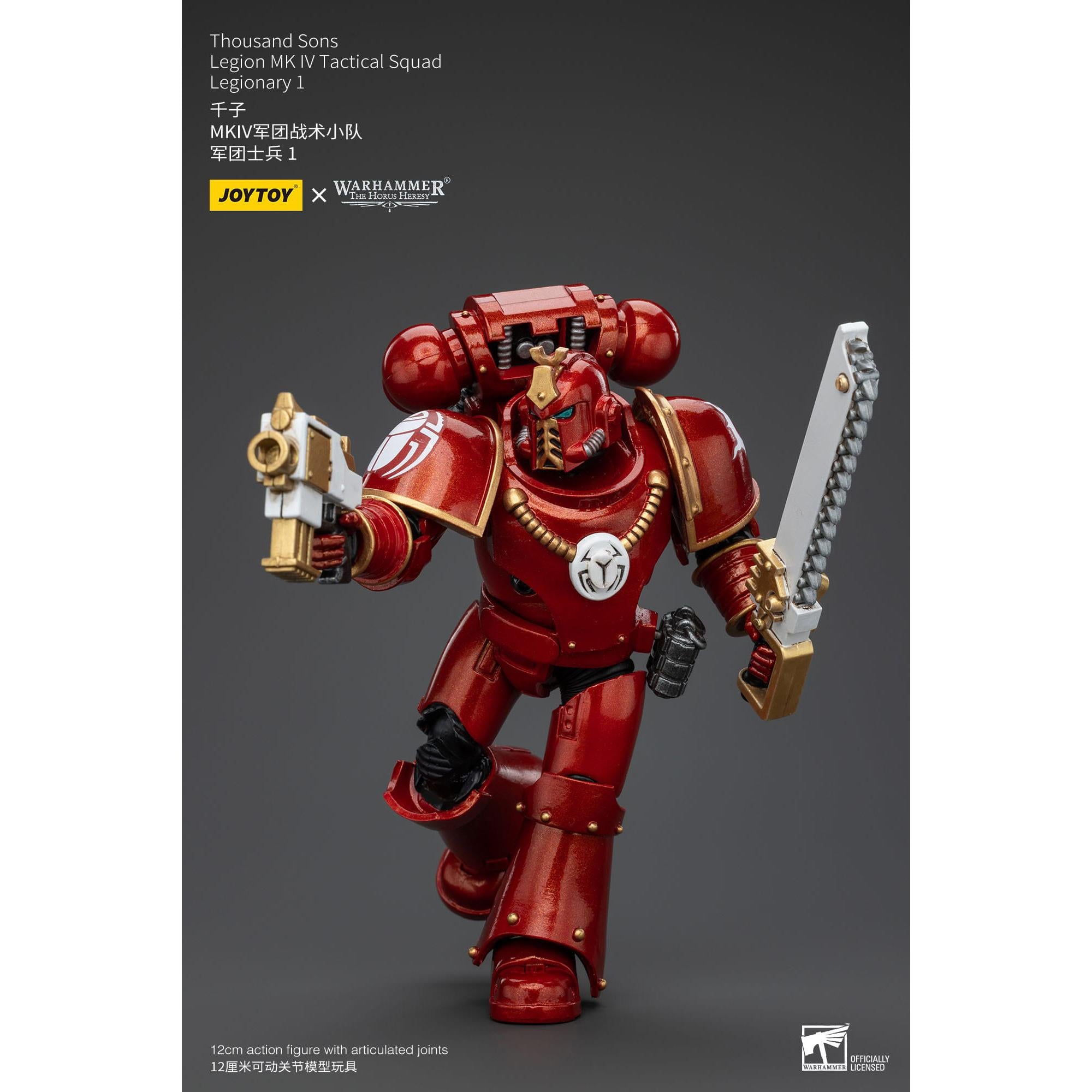 Warhammer 40k: Thousand Sons Legion MK IV Tactical Squad Legionary 1 (The Horus Heresy)-Actionfiguren-JoyToy-Mighty Underground