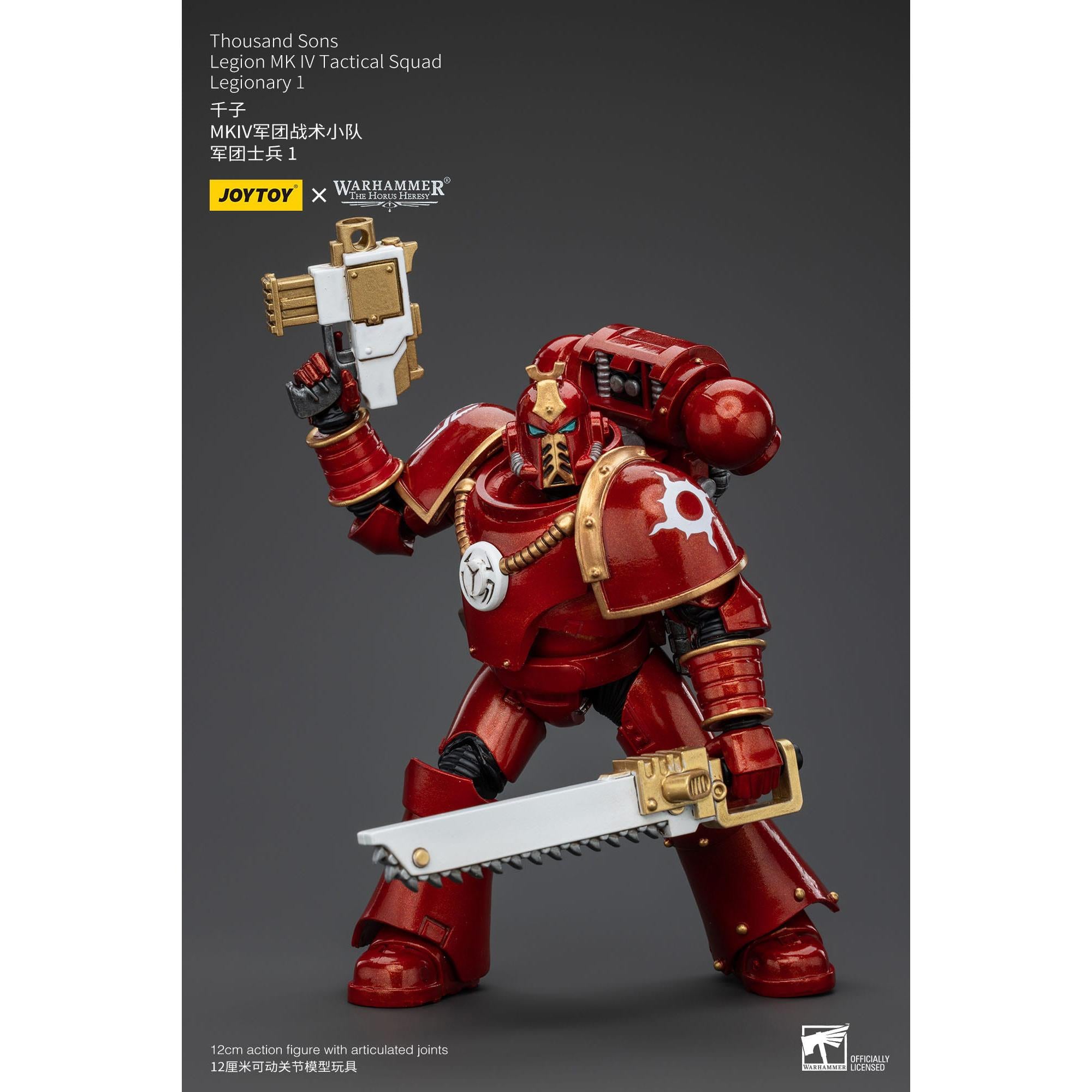 Warhammer 40k: Thousand Sons Legion MK IV Tactical Squad Legionary 1 (The Horus Heresy)-Actionfiguren-JoyToy-Mighty Underground