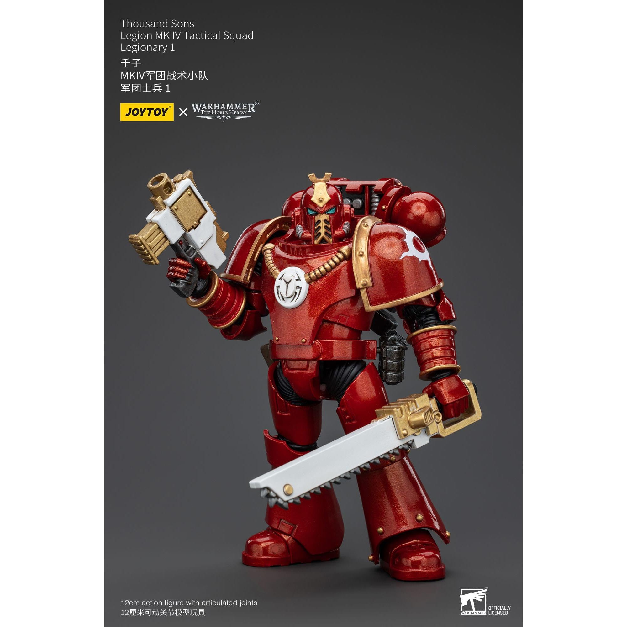 Warhammer 40k: Thousand Sons Legion MK IV Tactical Squad Legionary 1 (The Horus Heresy)-Actionfiguren-JoyToy-Mighty Underground