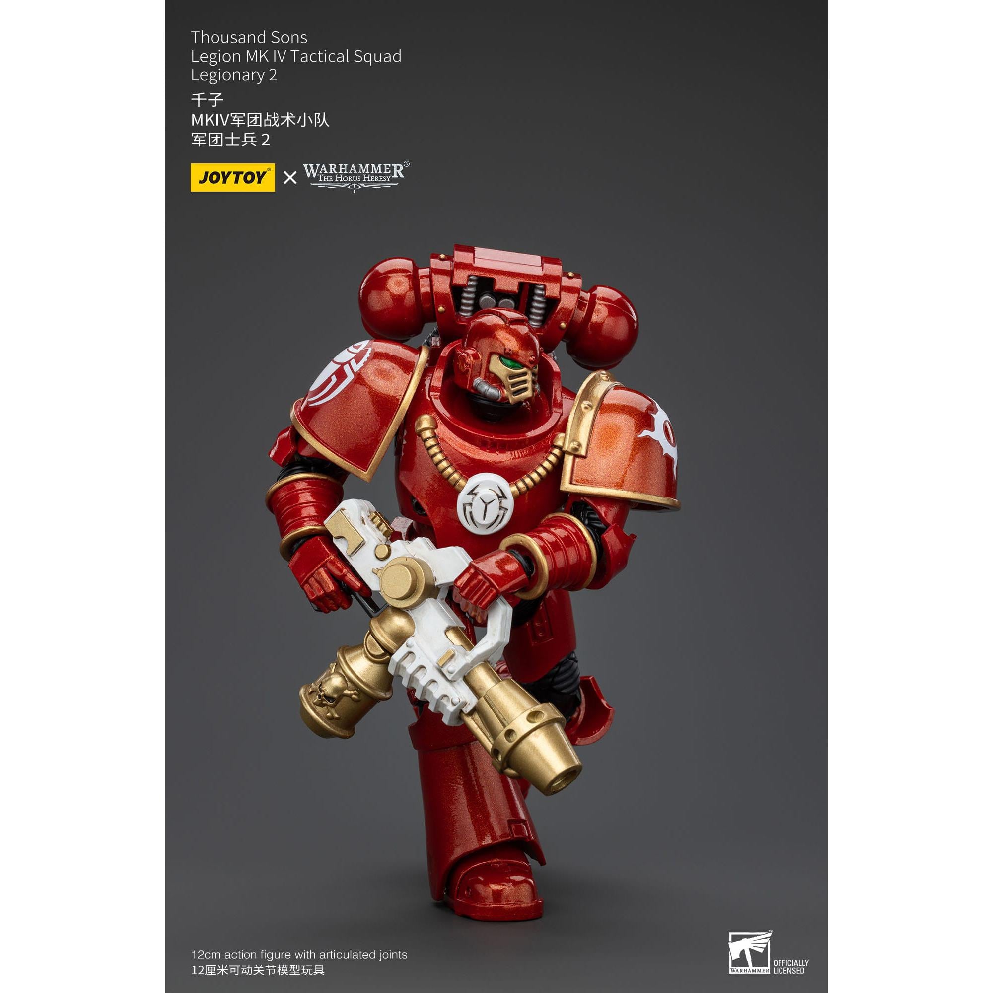 Warhammer 40k: Thousand Sons Legion MK IV Tactical Squad Legionary 2 (The Horus Heresy)-Actionfiguren-JoyToy-Mighty Underground