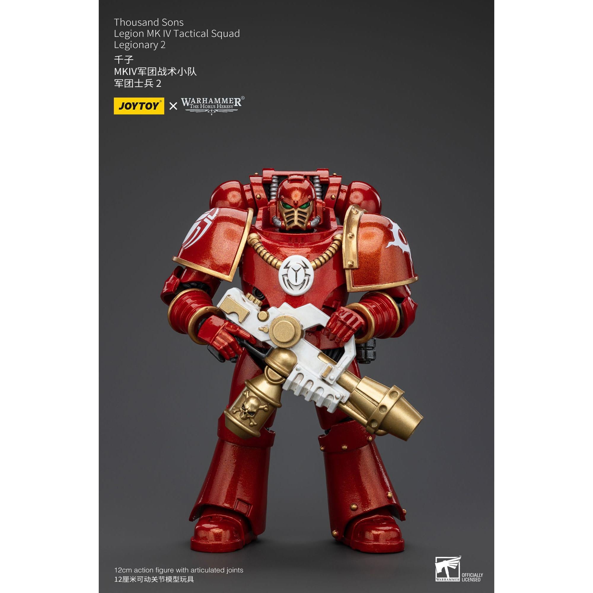 Warhammer 40k: Thousand Sons Legion MK IV Tactical Squad Legionary 2 (The Horus Heresy)-Actionfiguren-JoyToy-Mighty Underground