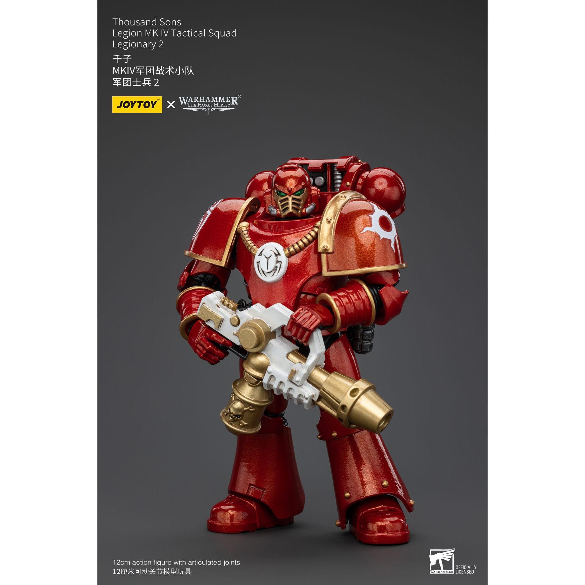 Warhammer 40k: Thousand Sons Legion MK IV Tactical Squad Legionary 2 (The Horus Heresy)-Actionfiguren-JoyToy-Mighty Underground