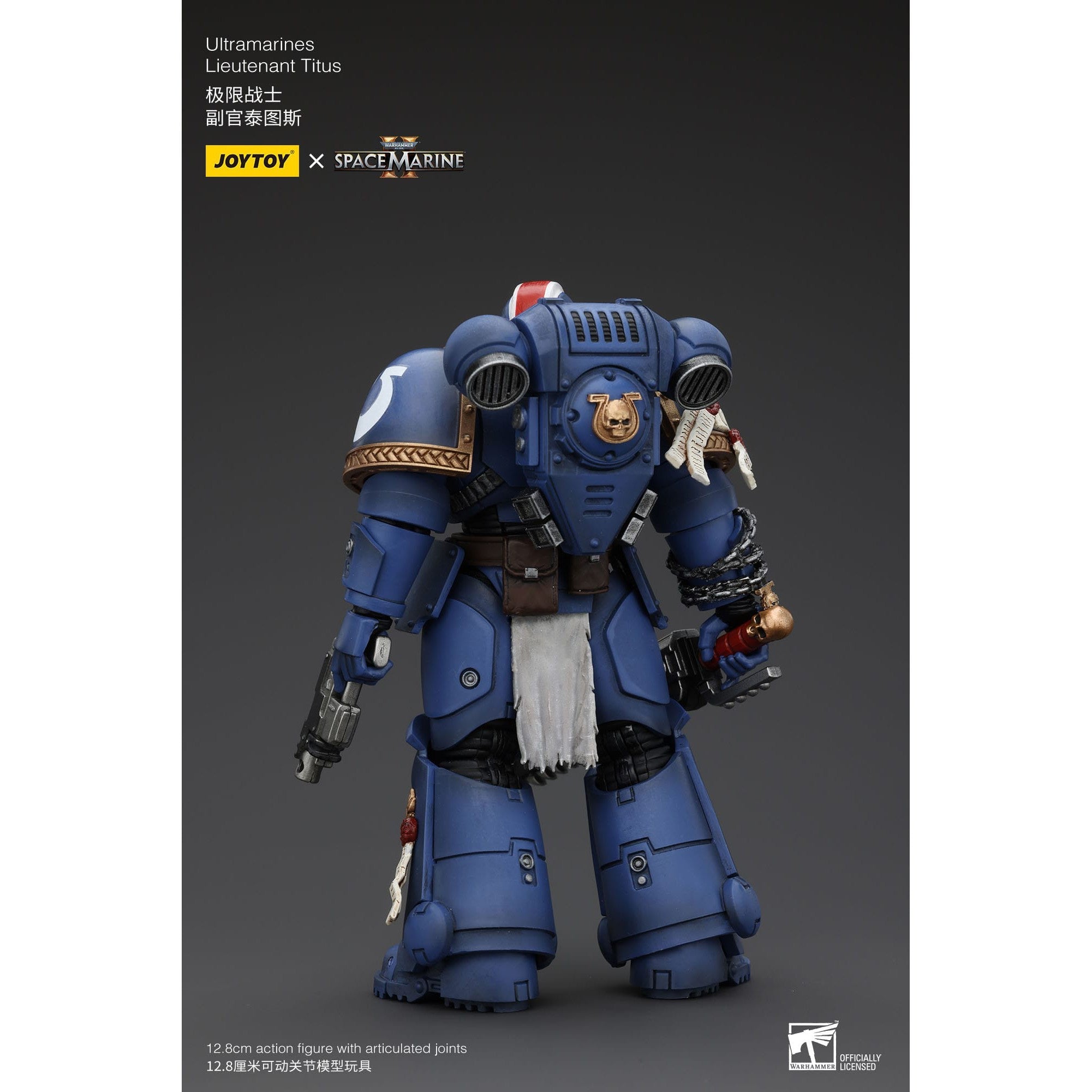 Warhammer 40k: Uitramarines Lieutenant Titus (Space Marine II)-Actionfiguren-JoyToy-Mighty Underground