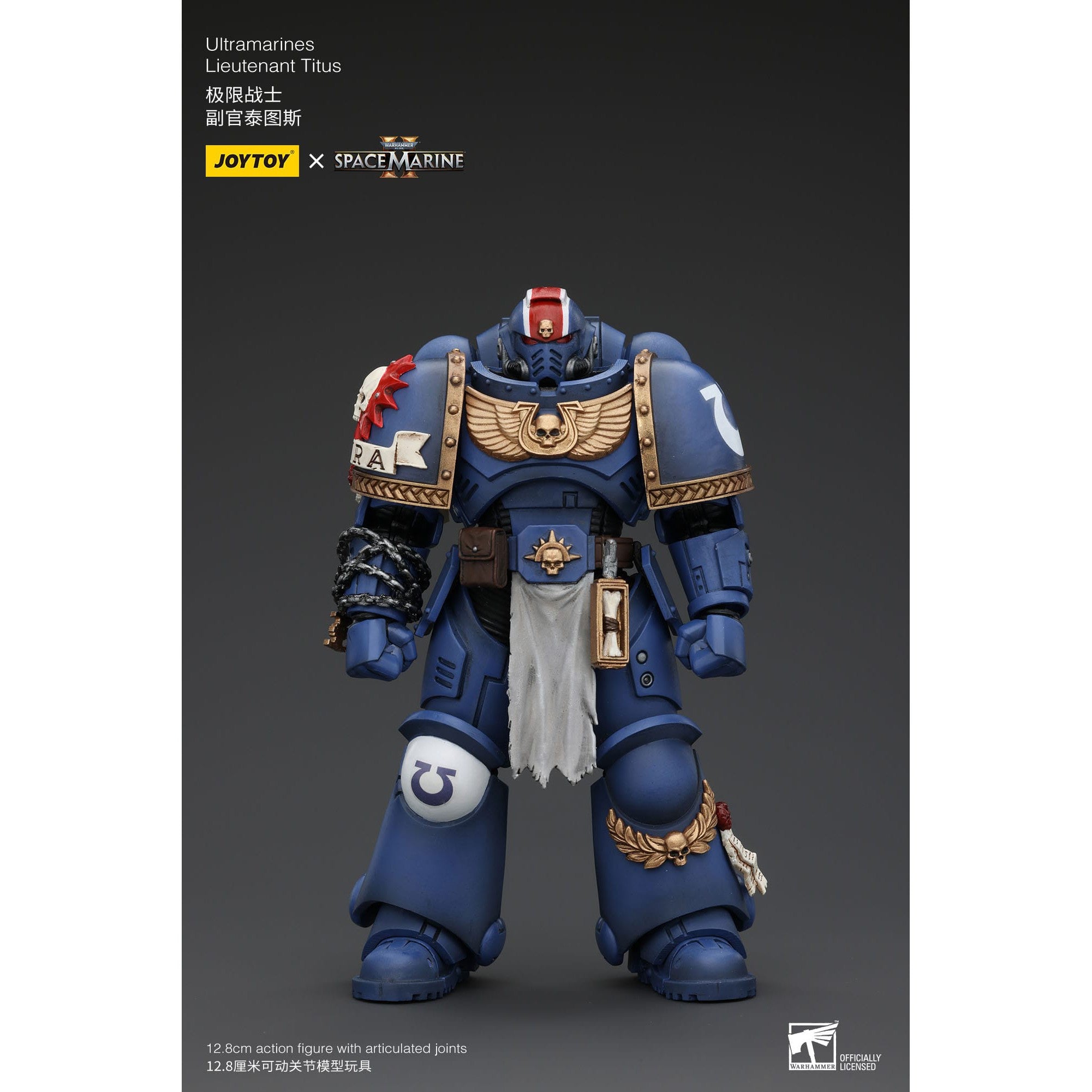 Warhammer 40k: Uitramarines Lieutenant Titus (Space Marine II)-Actionfiguren-JoyToy-Mighty Underground