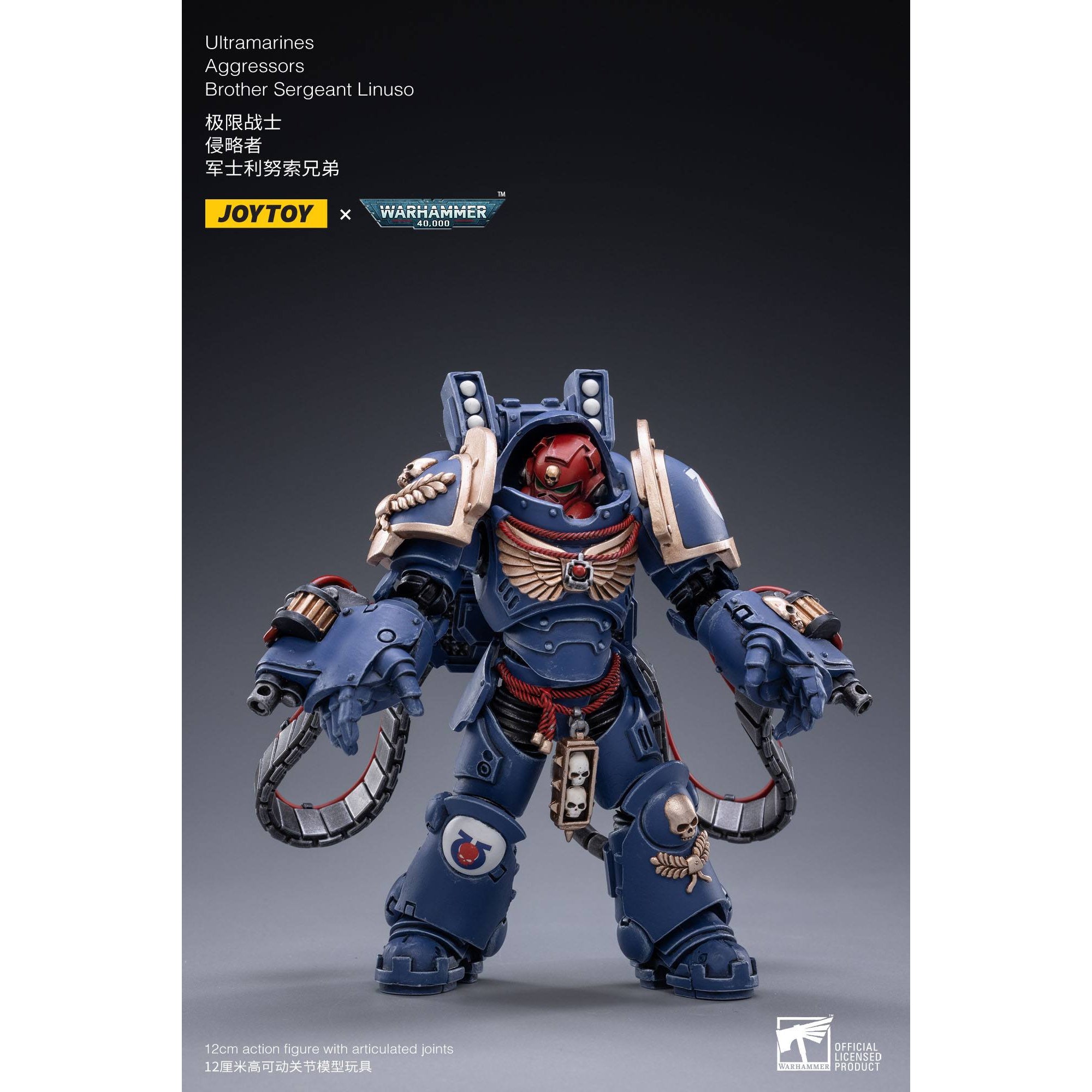 Warhammer 40k: Ultramarines Aggressors 3-Pack - 12 cm-Actionfiguren-JoyToy-Mighty Underground