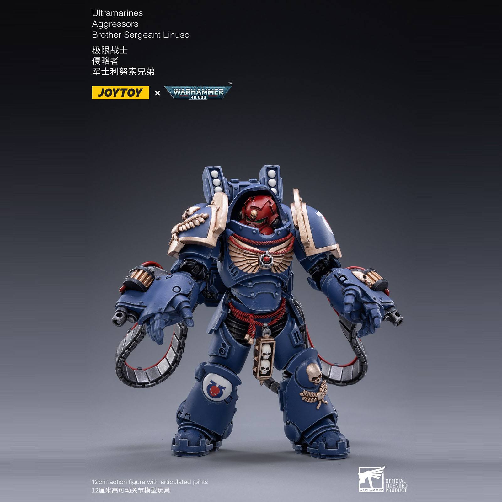 Warhammer 40k: Ultramarines Aggressors 3-Pack - 12 cm-Actionfiguren-JoyToy-Mighty Underground