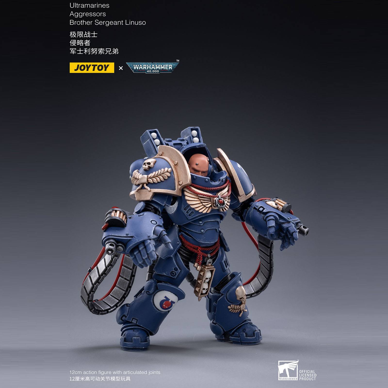 Warhammer 40k: Ultramarines Aggressors 3-Pack - 12 cm-Actionfiguren-JoyToy-Mighty Underground