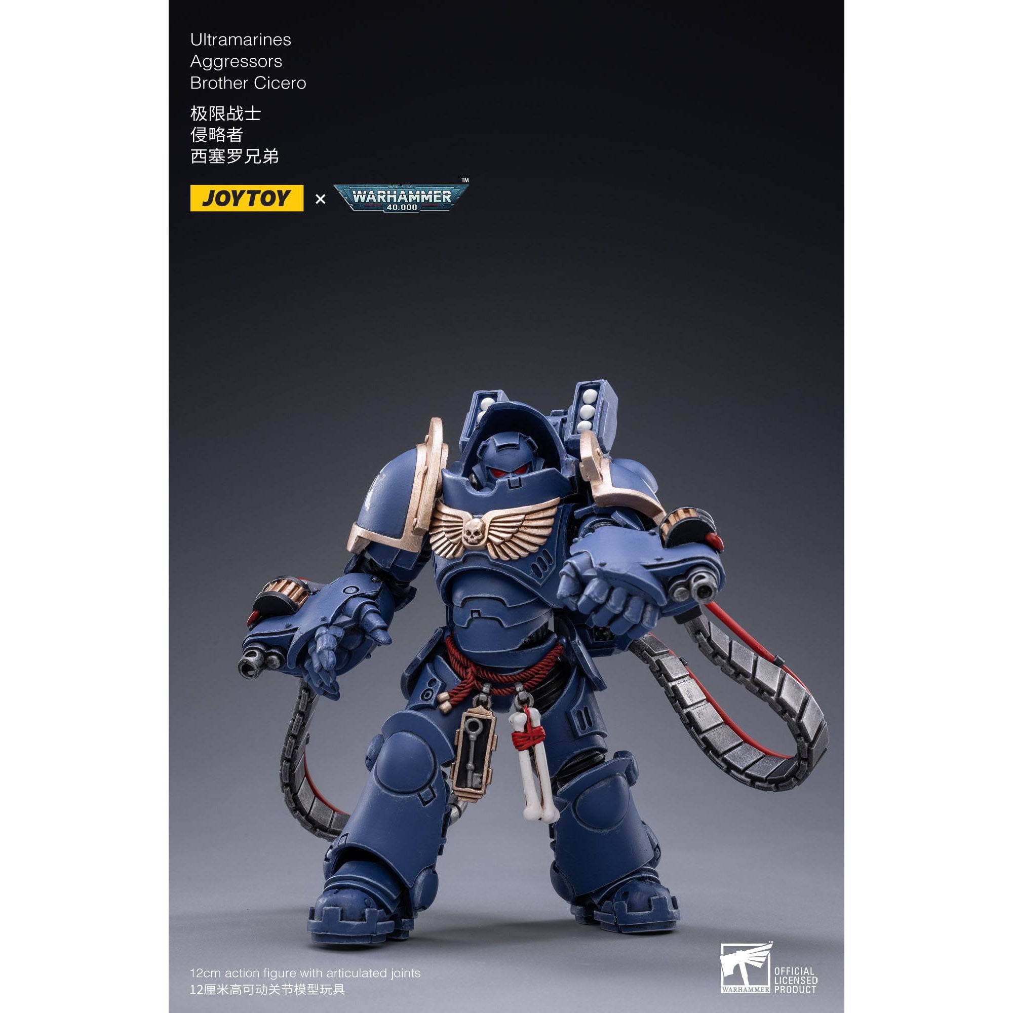 Warhammer 40k: Ultramarines Aggressors 3-Pack - 12 cm-Actionfiguren-JoyToy-Mighty Underground