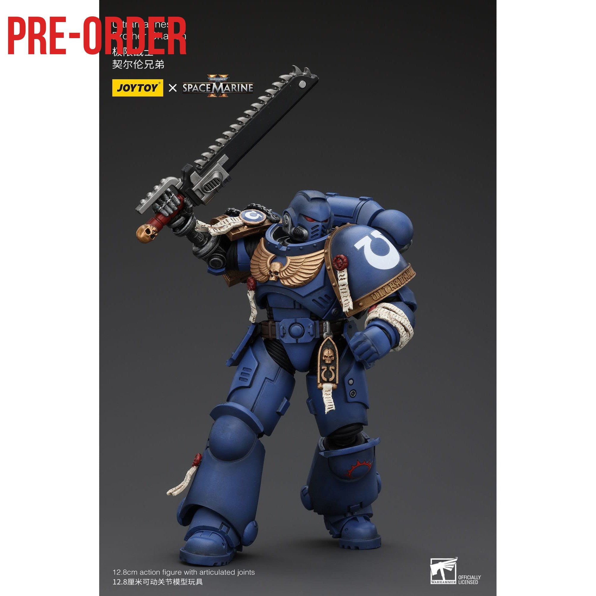 Warhammer 40k: Uitramarines Brother Chairon (Space Marine II)-Actionfiguren-JoyToy-Mighty Underground