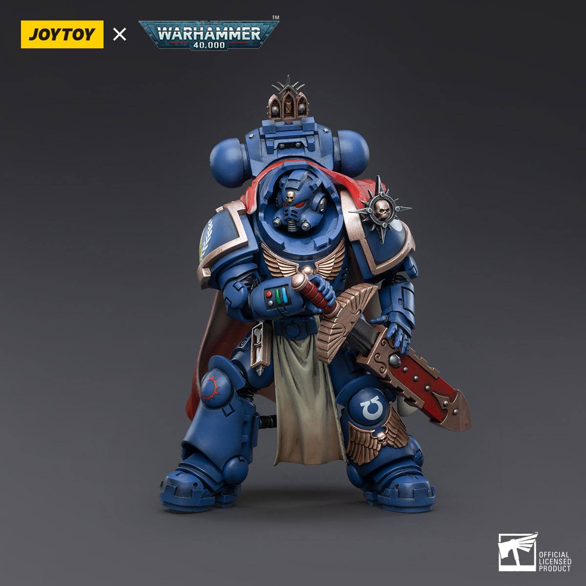 Warhammer 40k: Ultramarines Captain with Master-Crafted Heavy Bolt Rifle-Actionfiguren-JoyToy-Mighty Underground