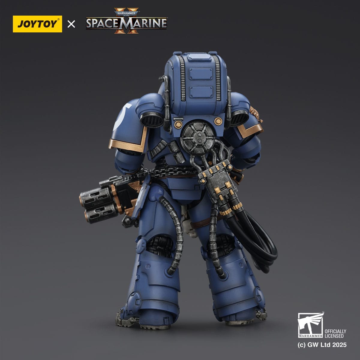 Warhammer 40k: Ultramarines Heavy Artificer Armor with Relic Multi-Melta (Space Marine 2)-Actionfiguren-JoyToy-Mighty Underground