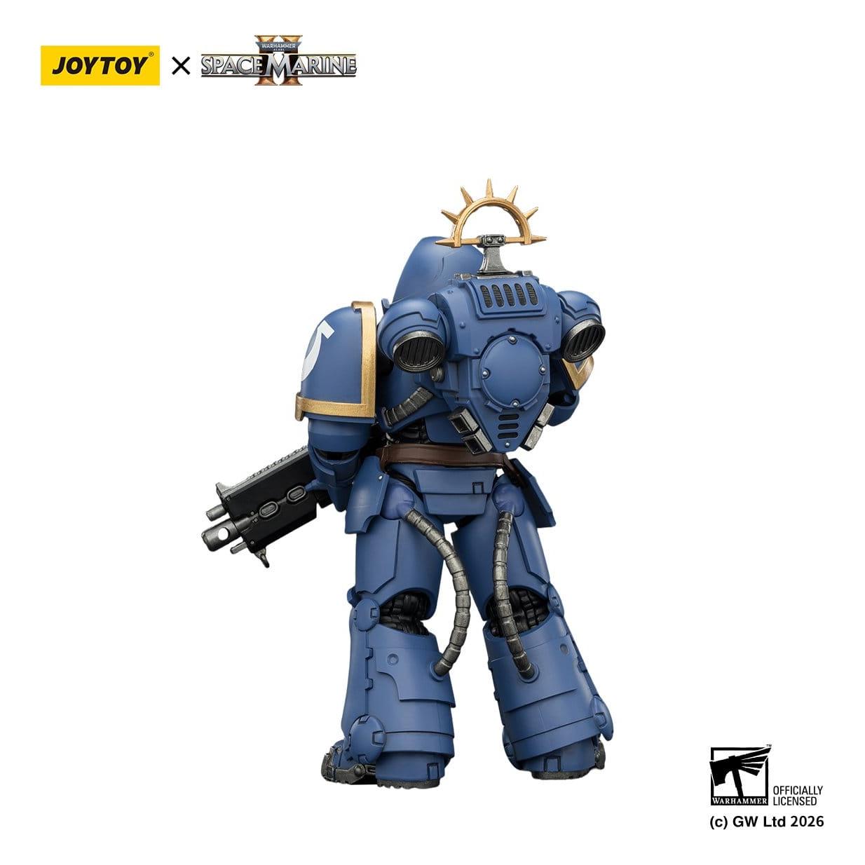 Warhammer 40k: Ultramarines Heavy Intercessor (Game Edition, Spacemarine 2)-Actionfiguren-JoyToy-Mighty Underground