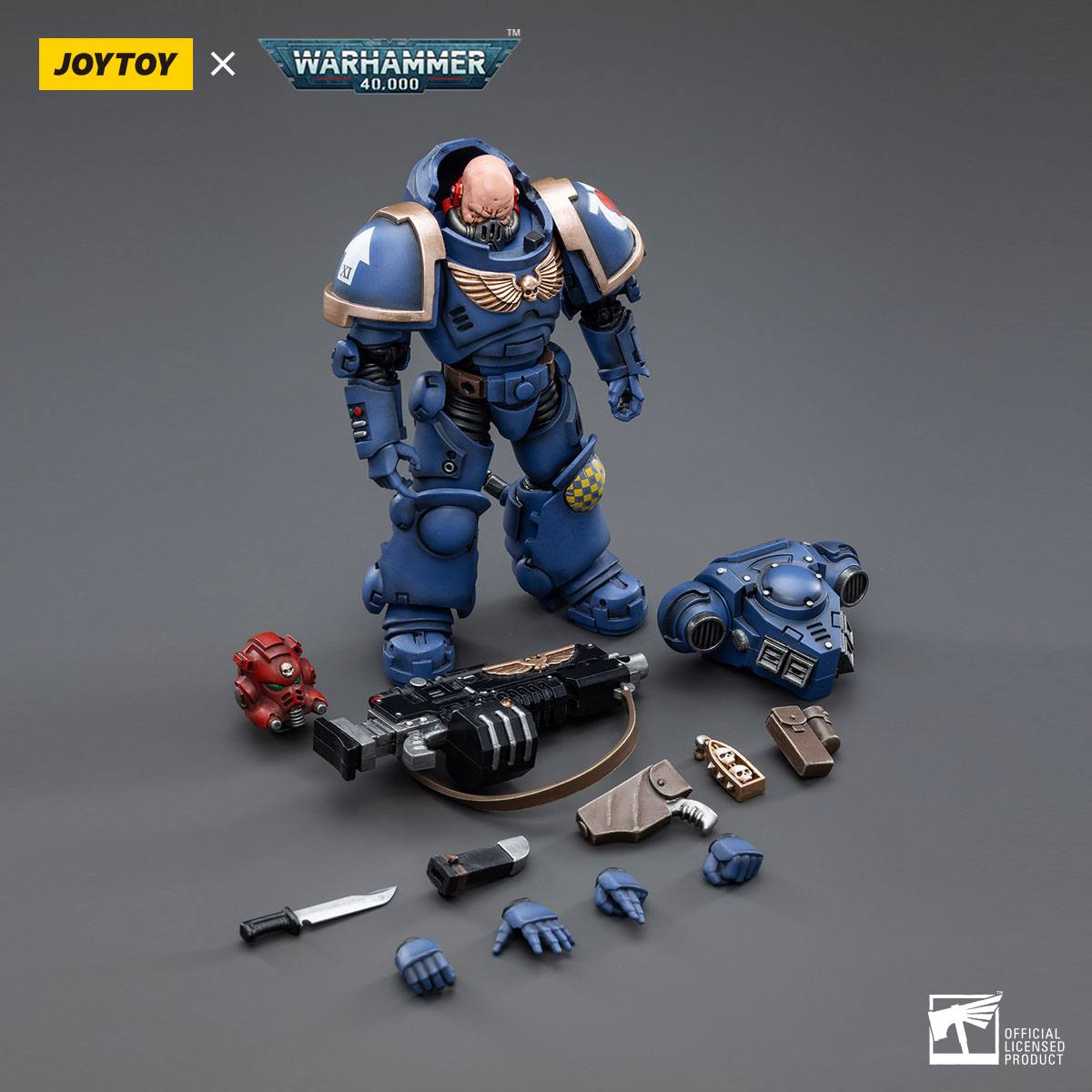 Warhammer 40k: Ultramarines Heavy Intercessor Sergeant Aetus Gardane - 12 cm-Actionfiguren-JoyToy-Mighty Underground